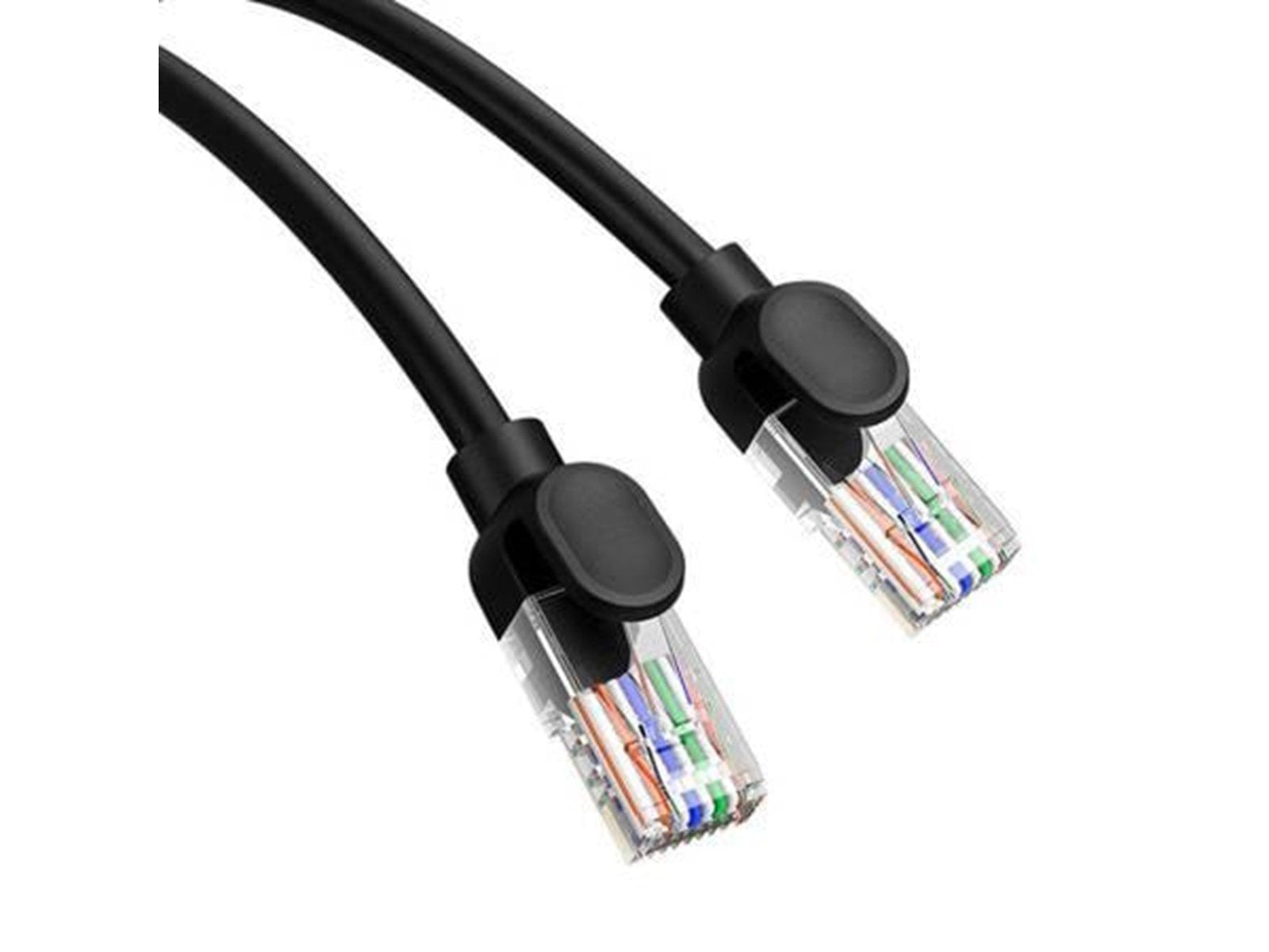 Baseus Ethernet CAT5 8m network cable (black) - Schwarz - 8 meter