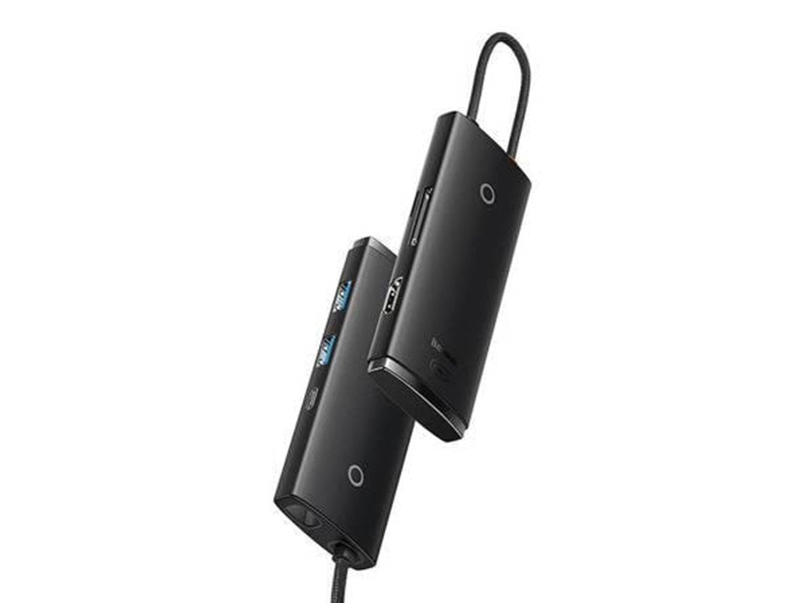 Baseus Hub OS Lite 6-Port (Type-C to HDMI+USB3.0*2+PD+SD/TF) (black) USB-Hubs - USB 3.0 - 6 - Schwarz