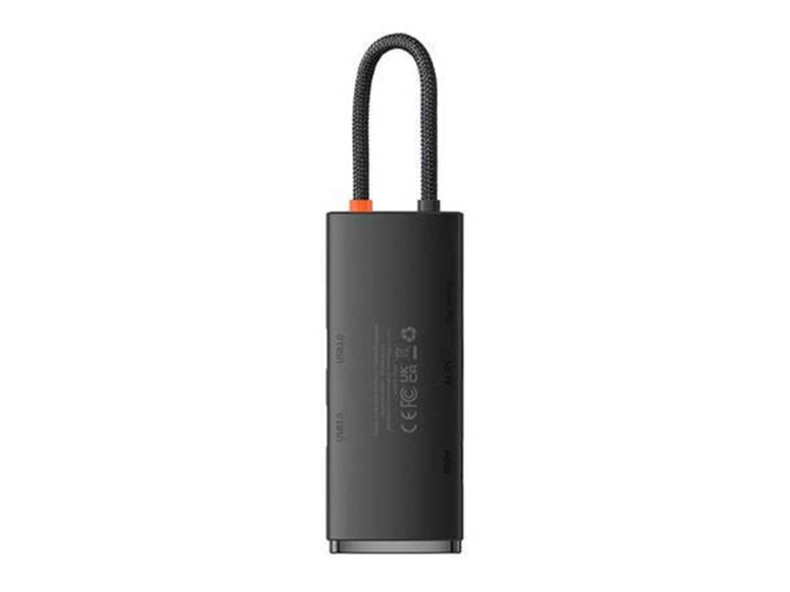 Baseus Hub OS Lite 6-Port (Type-C to HDMI+USB3.0*2+PD+SD/TF) (black) USB-Hubs - USB 3.0 - 6 - Schwarz