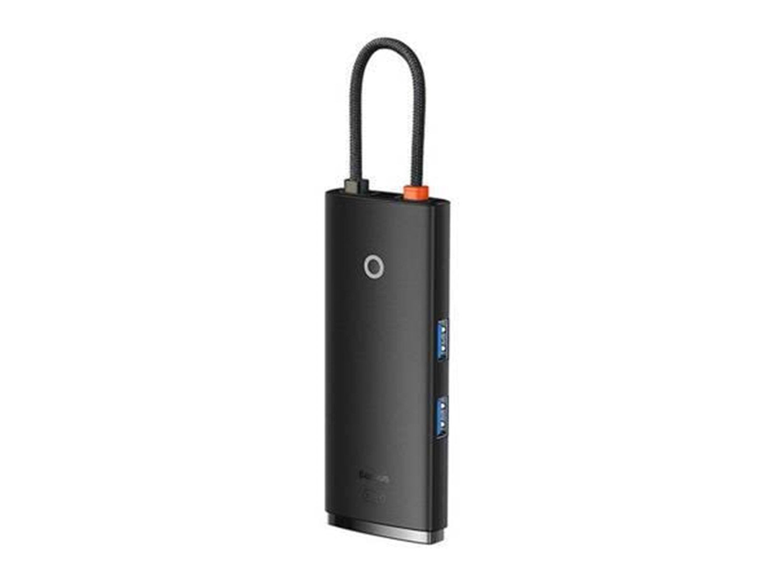 Baseus Hub OS Lite 6-Port (Type-C to HDMI+USB3.0*2+PD+SD/TF) (black) USB-Hubs - USB 3.0 - 6 - Schwarz