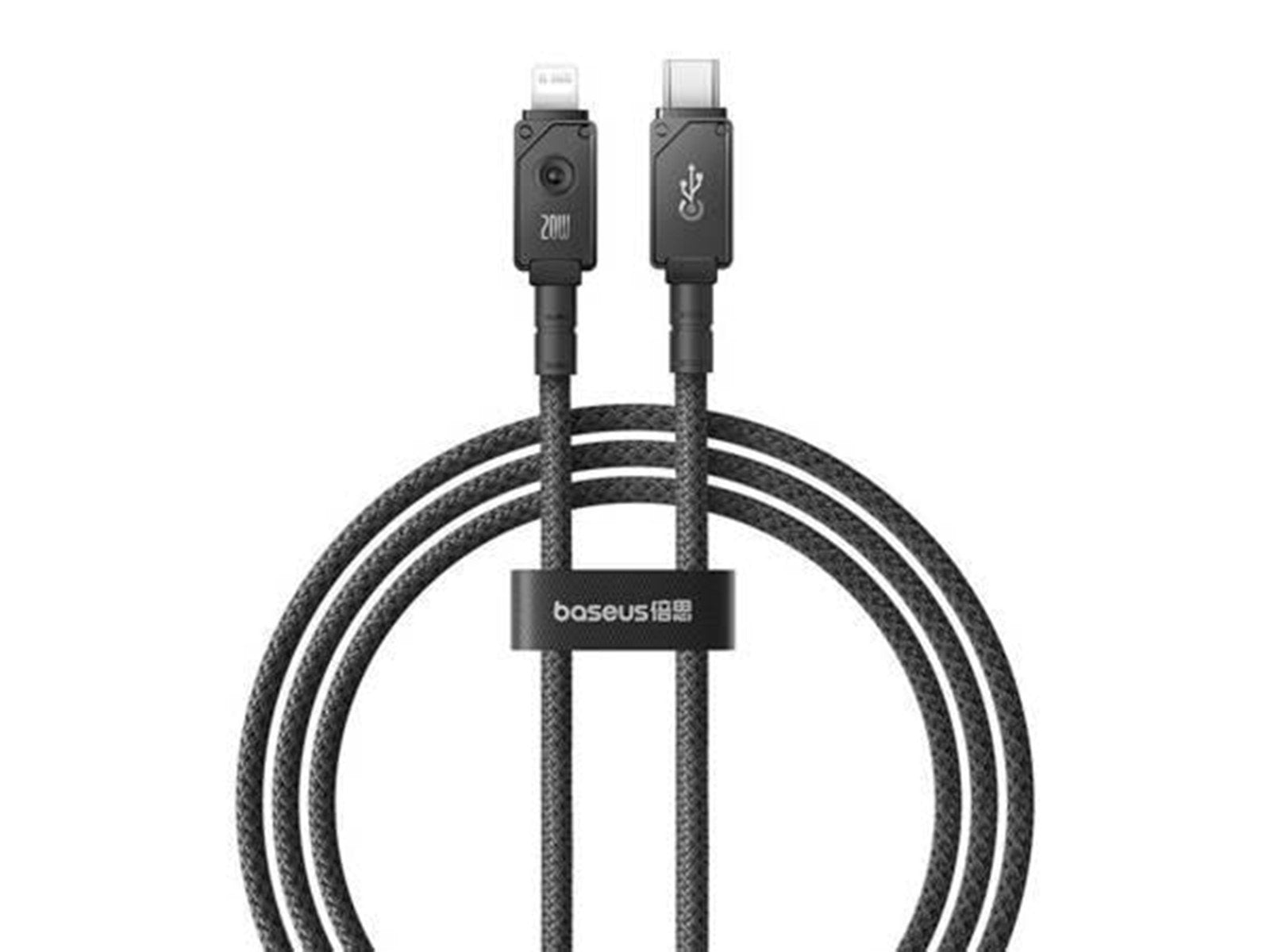 Baseus Fast Charging Cable  USB C TO IP 20A 1m (Black)