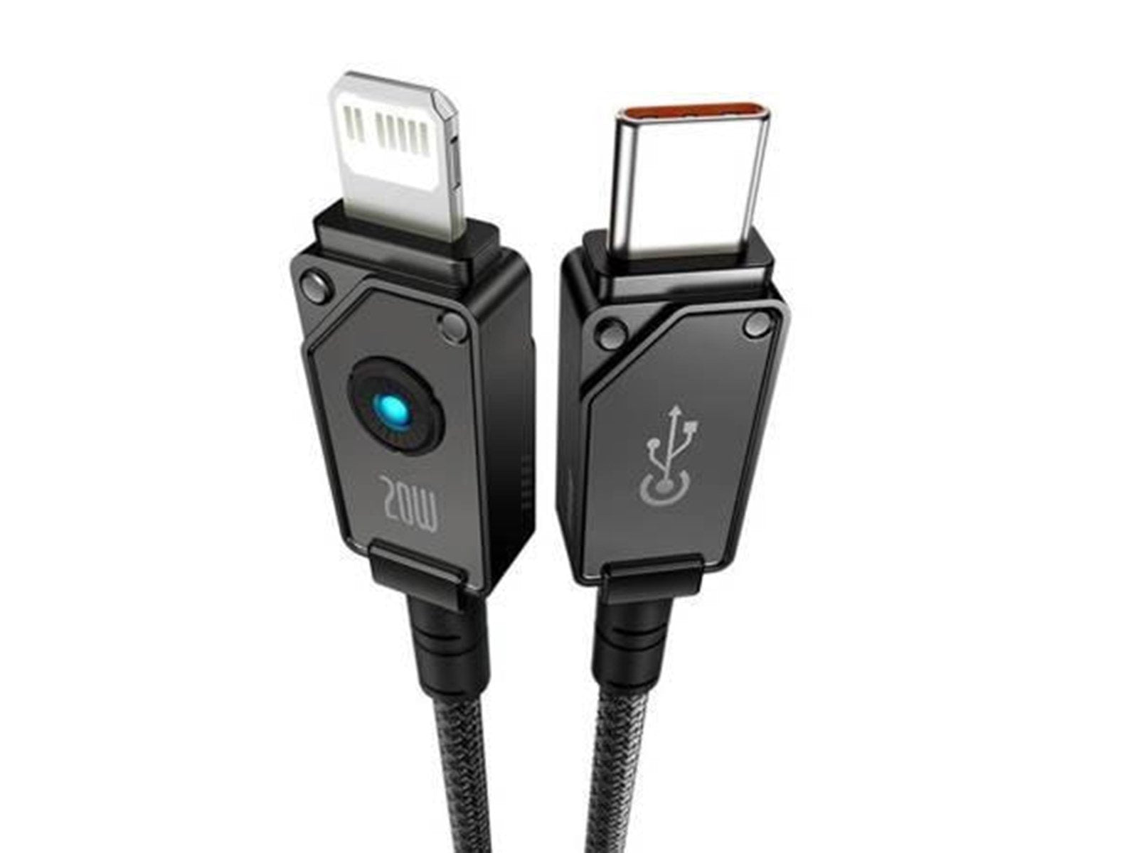 Baseus Fast Charging Cable  USB C TO IP 20A 1m (Black)