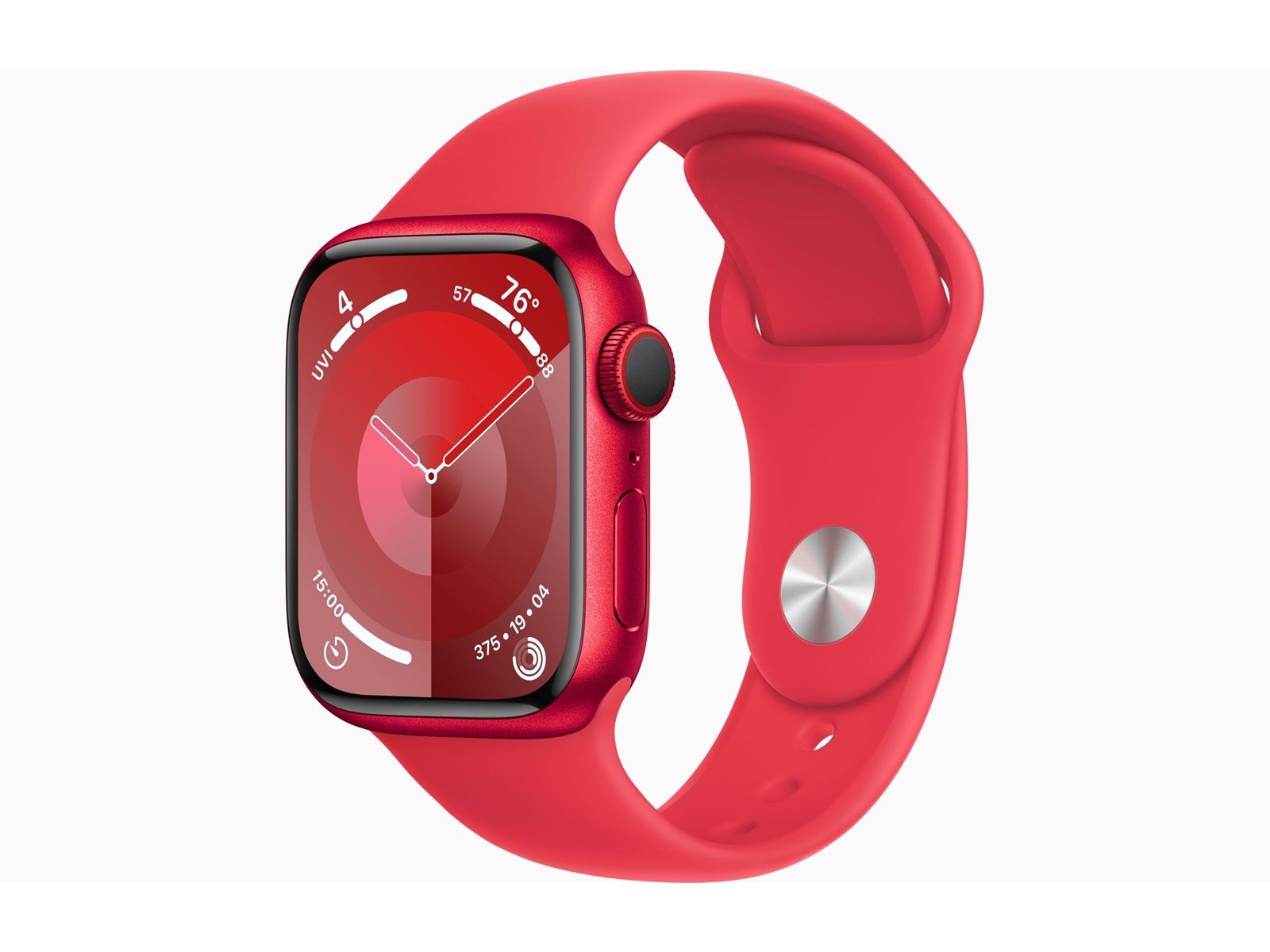 Apple Watch Series 9 GPS + Cellular 41mm - (PRODUCT)RED Aluminium Case with (PRODUCT)RED Sport Band - M/L
