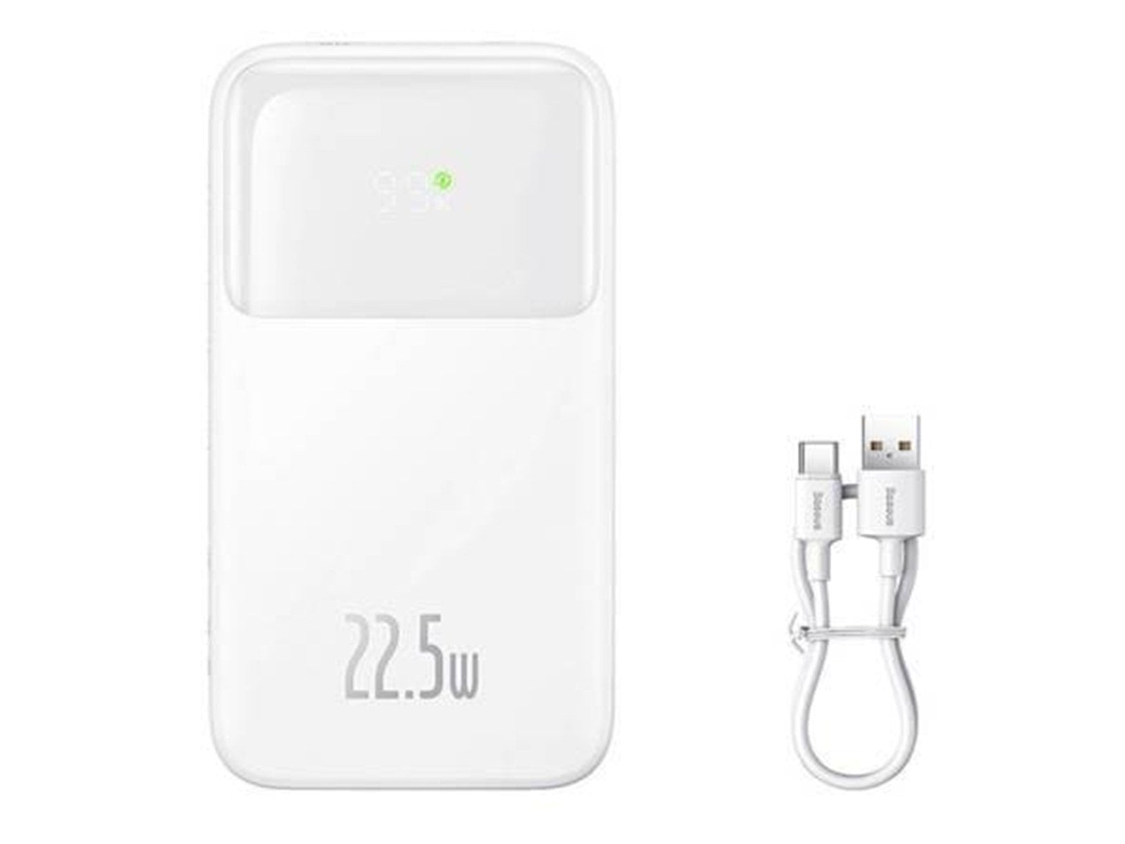 Baseus Powerbank Comet 10000mAh 22.5W (white) Powerbank (Akku) - Weiß - 10000 mAh