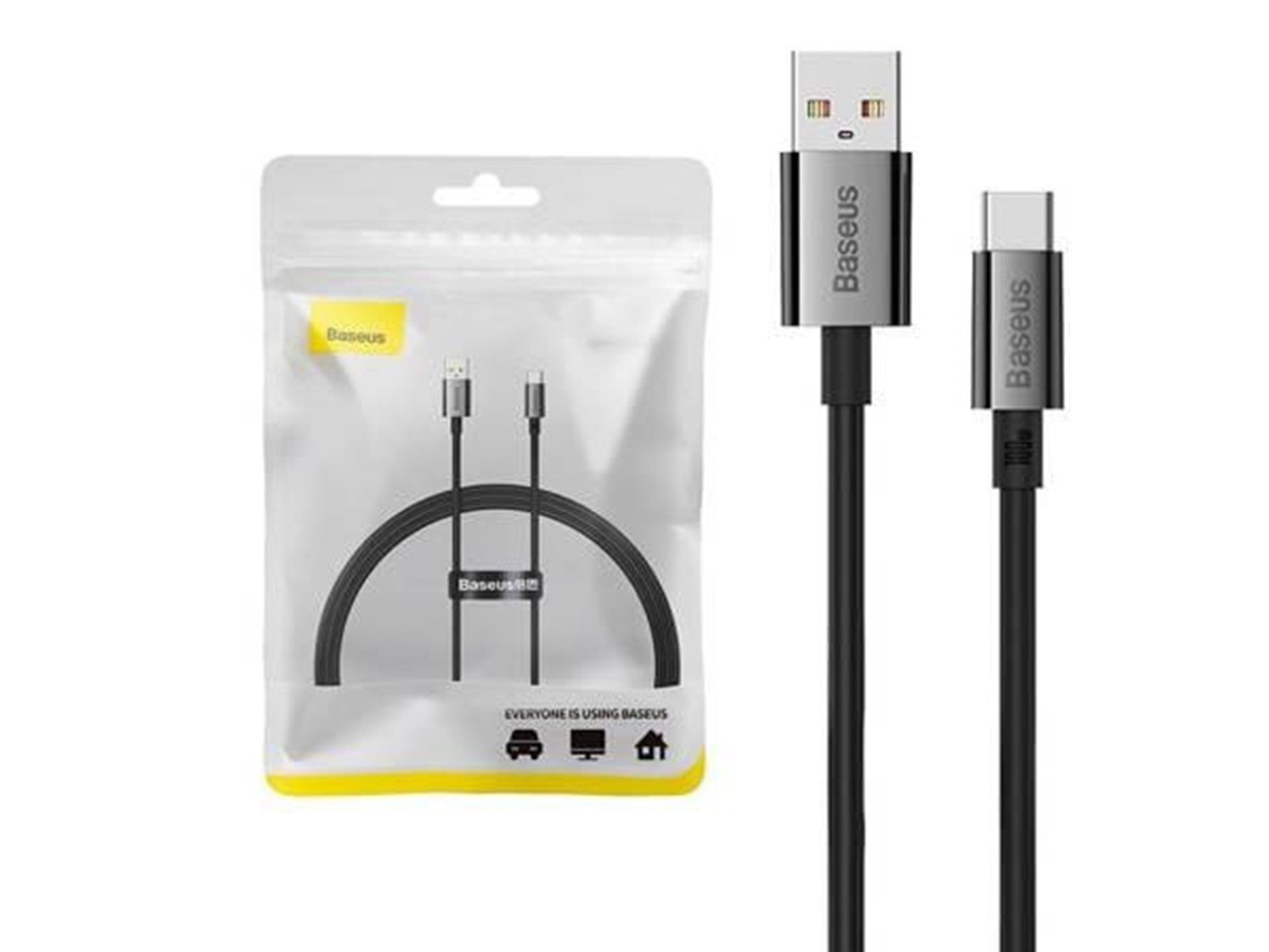 Baseus Cable USB do USB-C  Superior 100W 1m (black)