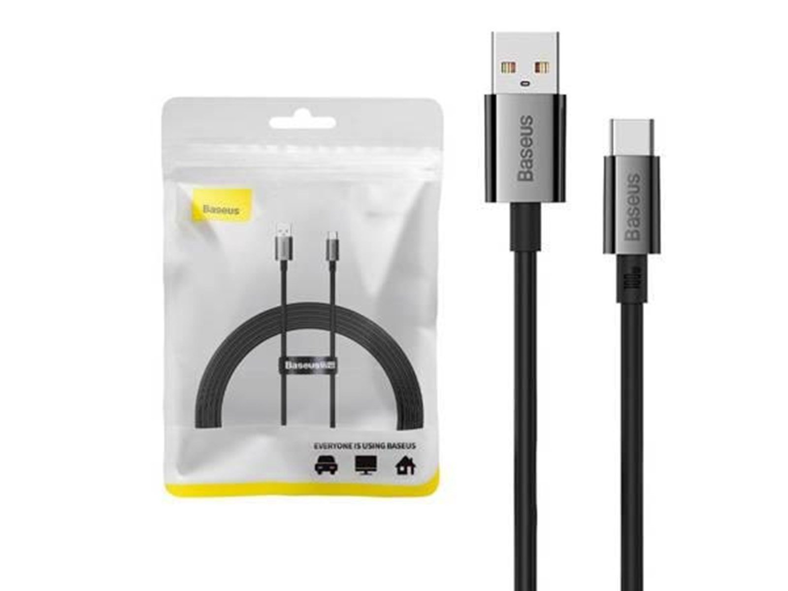 Baseus Cable USB do USB-C  Superior 100W 2m (black)