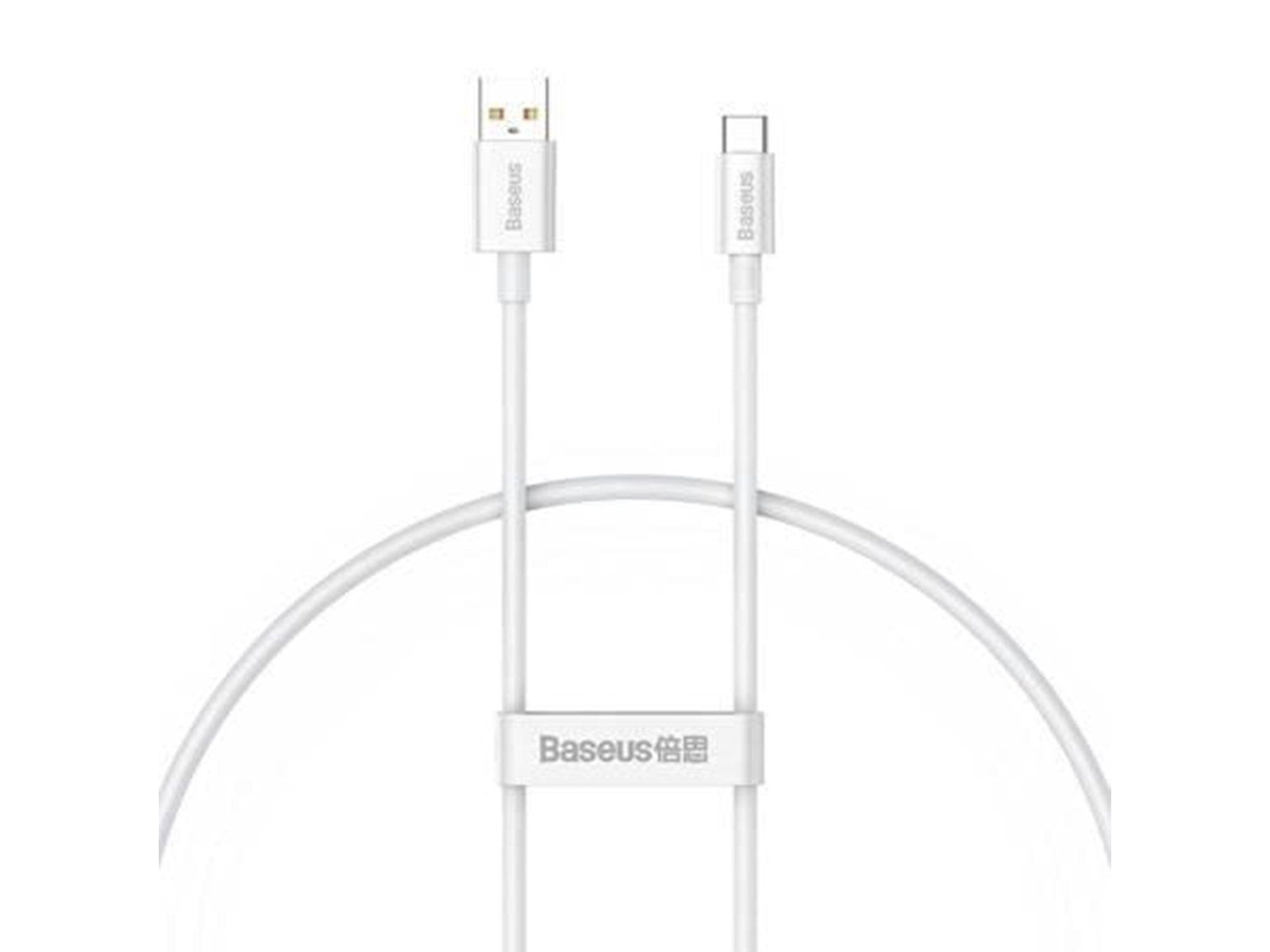 Baseus Cable USB do USB-C  Superior 100W 0.25m (white)
