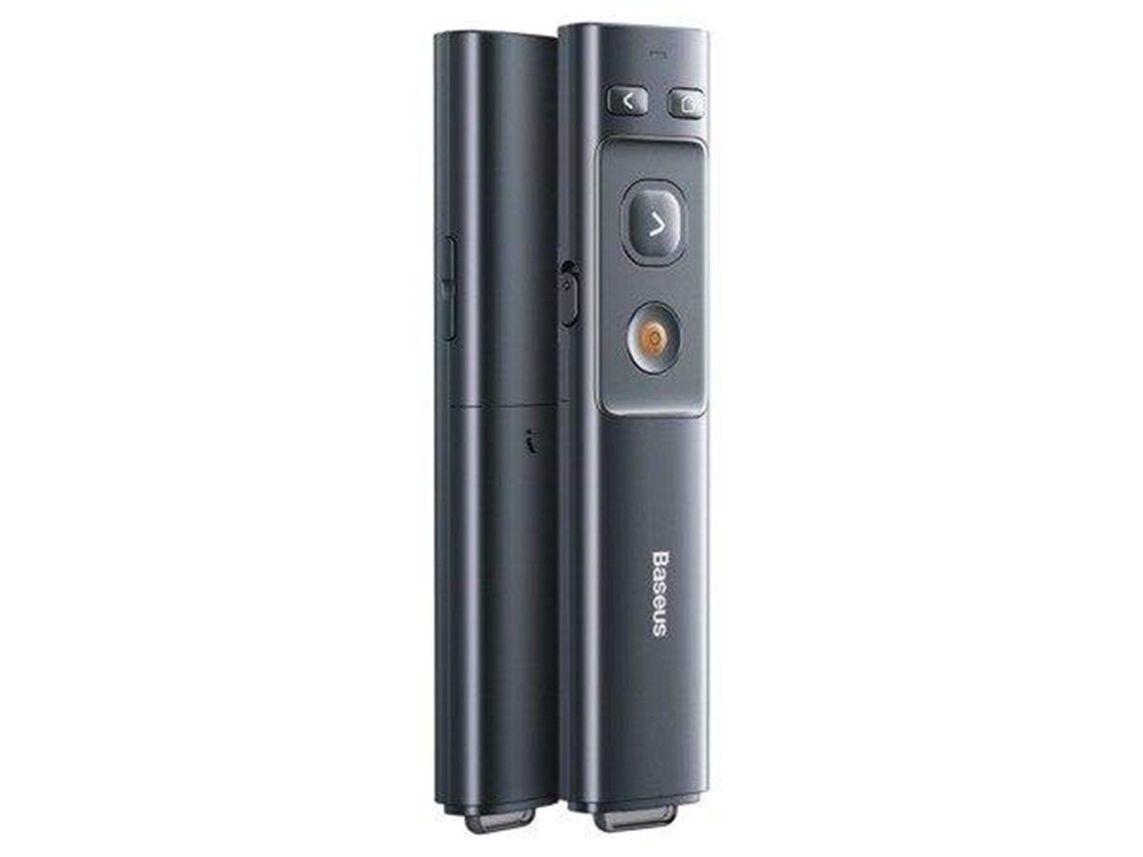 Baseus Orange Dot Multifunctionale remote control for presentation with a laser pointer - gray
