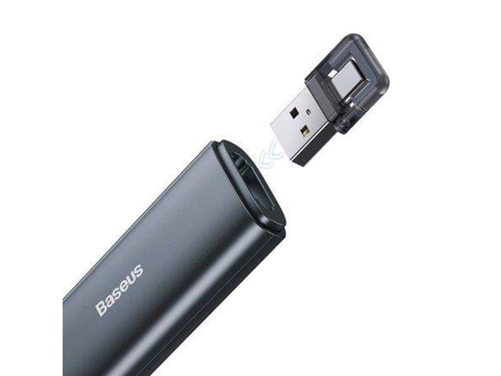 Baseus Orange Dot Multifunctionale remote control for presentation with a laser pointer - gray