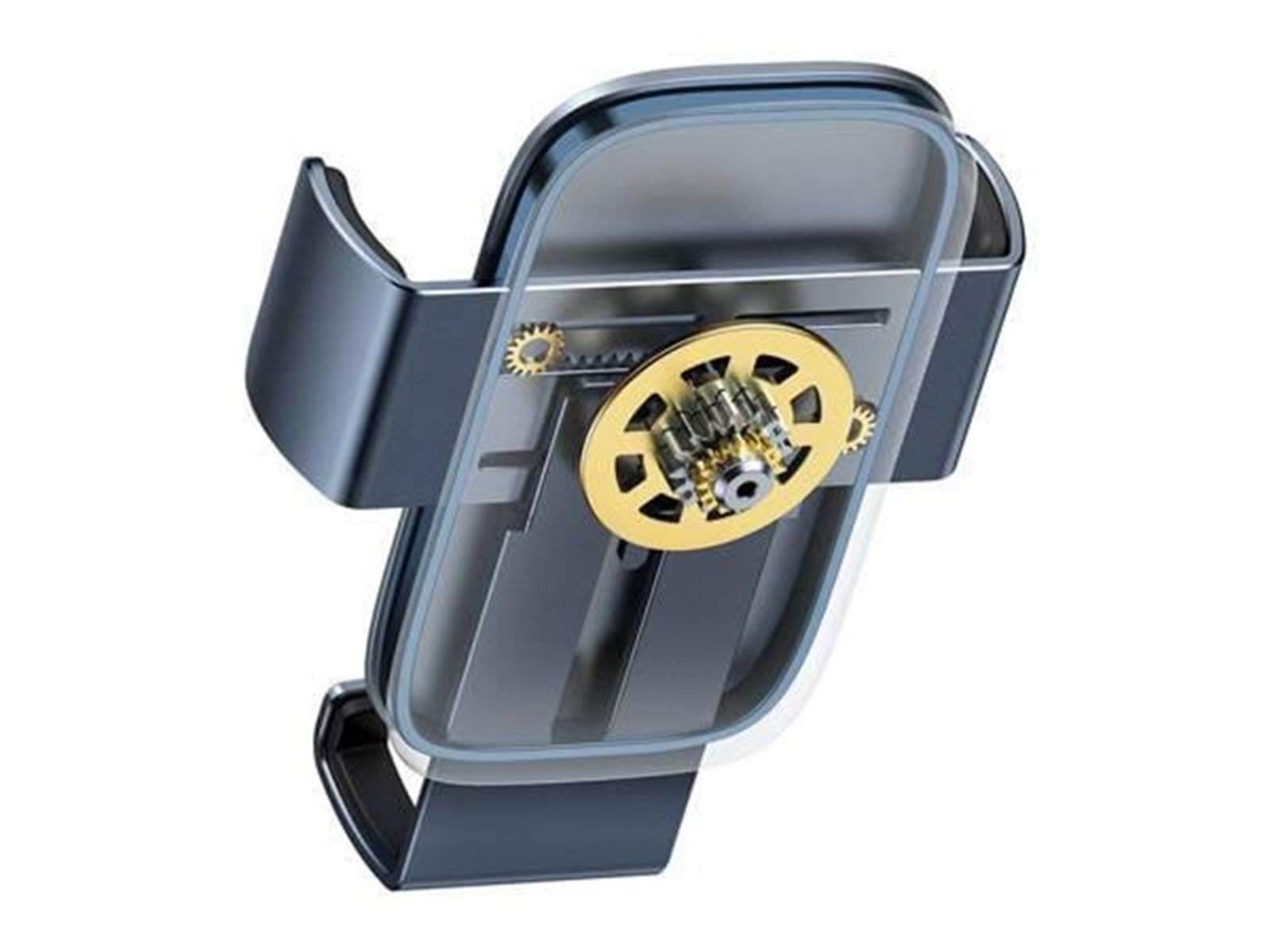 Baseus Metal Age II Gravitational Car Holder on ventilation grid (gray)