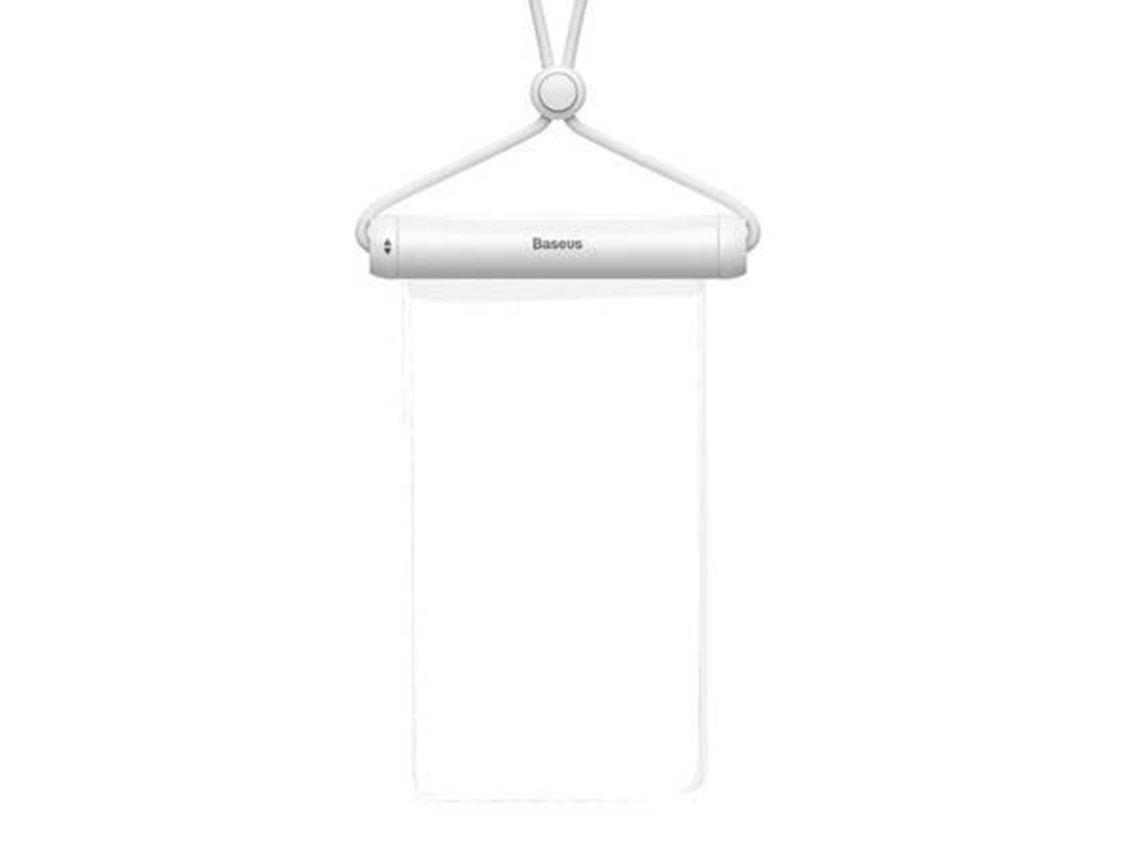 Baseus Cylinder Slide-cover waterproof smartphone bag (white)