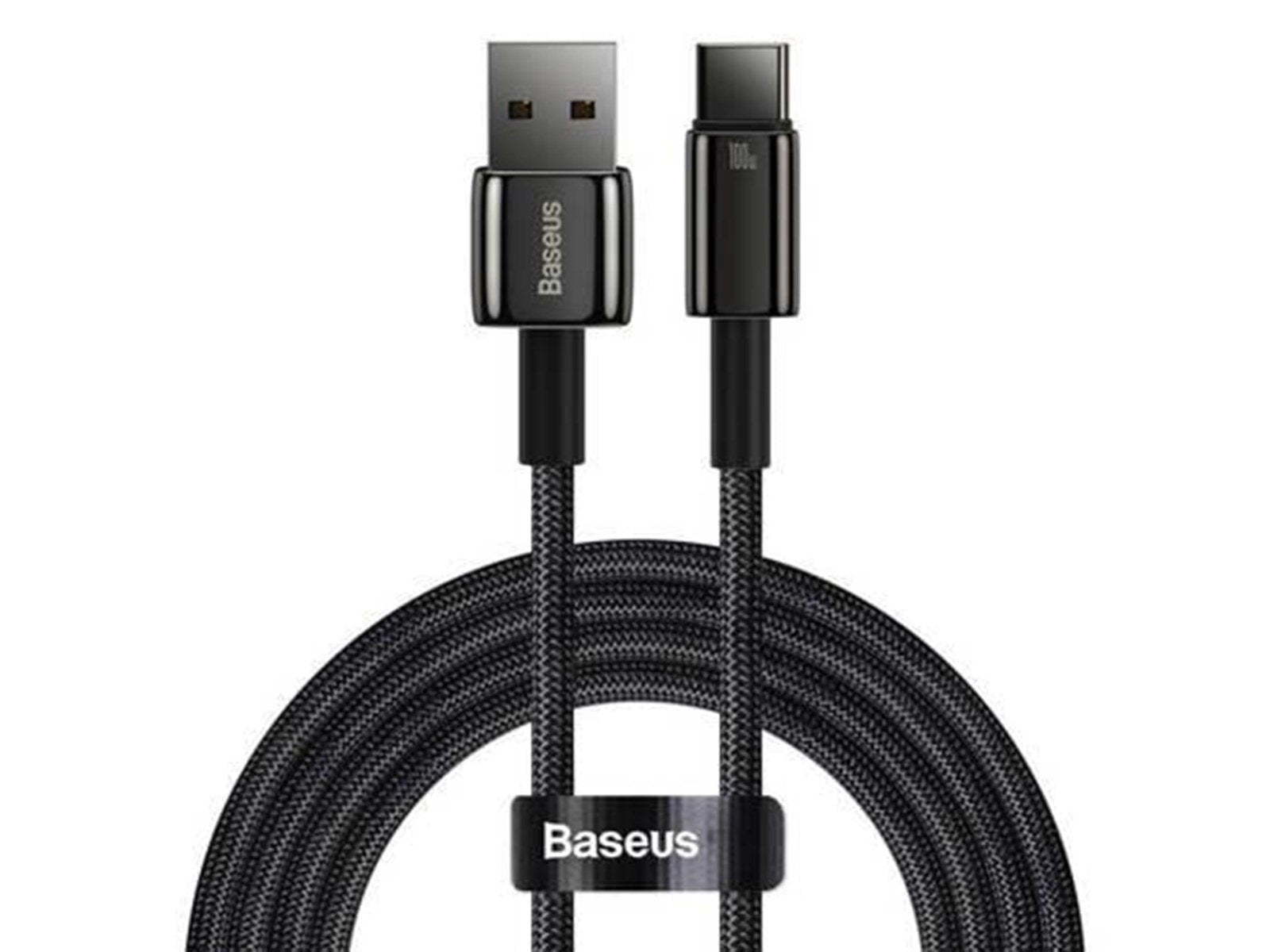 Baseus Tungsten Gold Cable USB to USB-C 100W 2m (black)