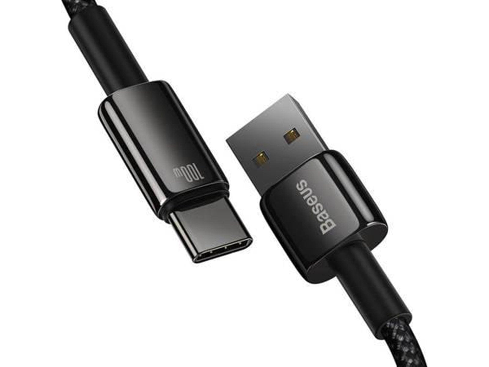 Baseus Tungsten Gold Cable USB to USB-C 100W 2m (black)