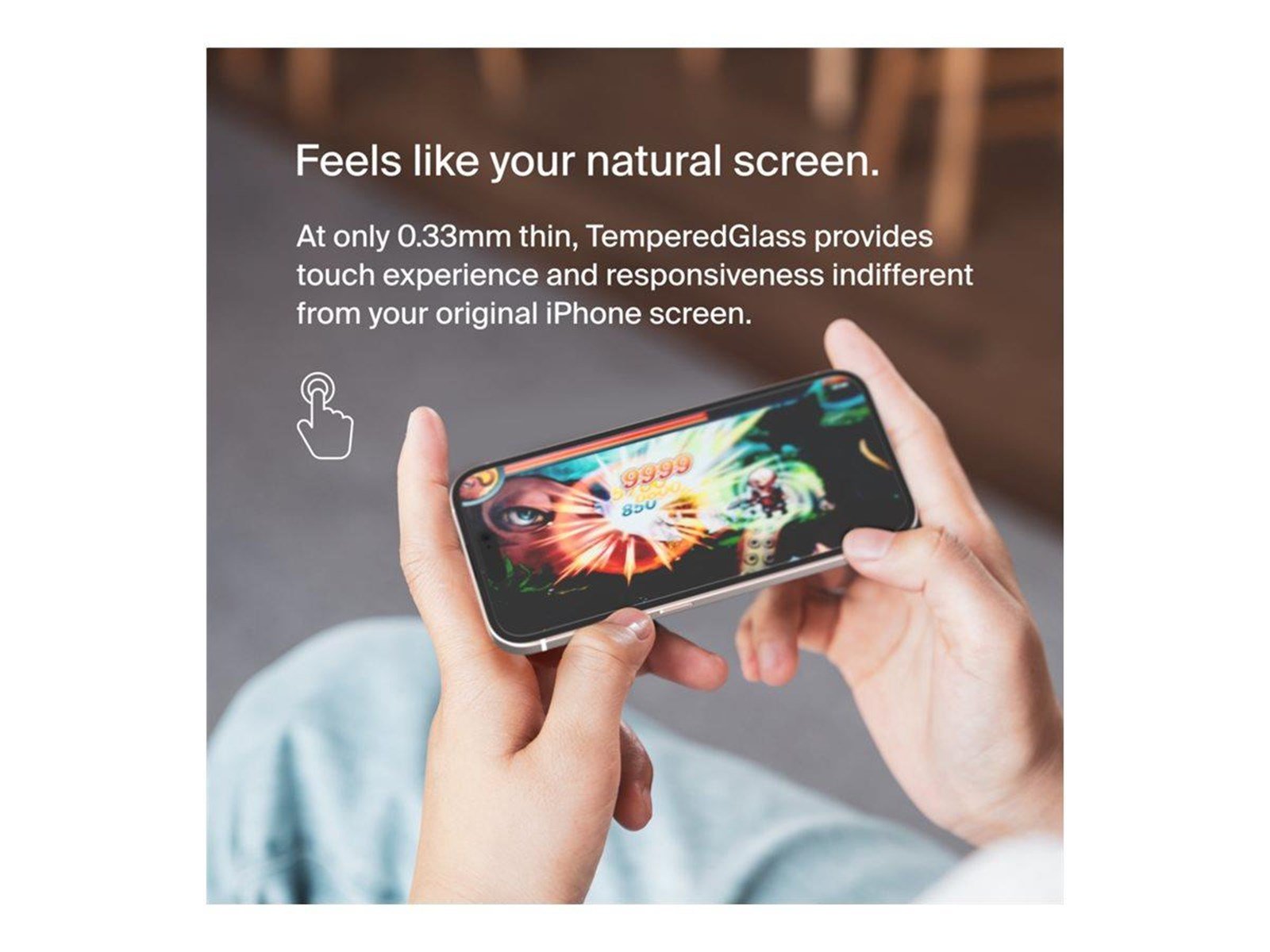 Belkin OVR GLASS EZ TRAY DEVICE D TEMPERED GLA