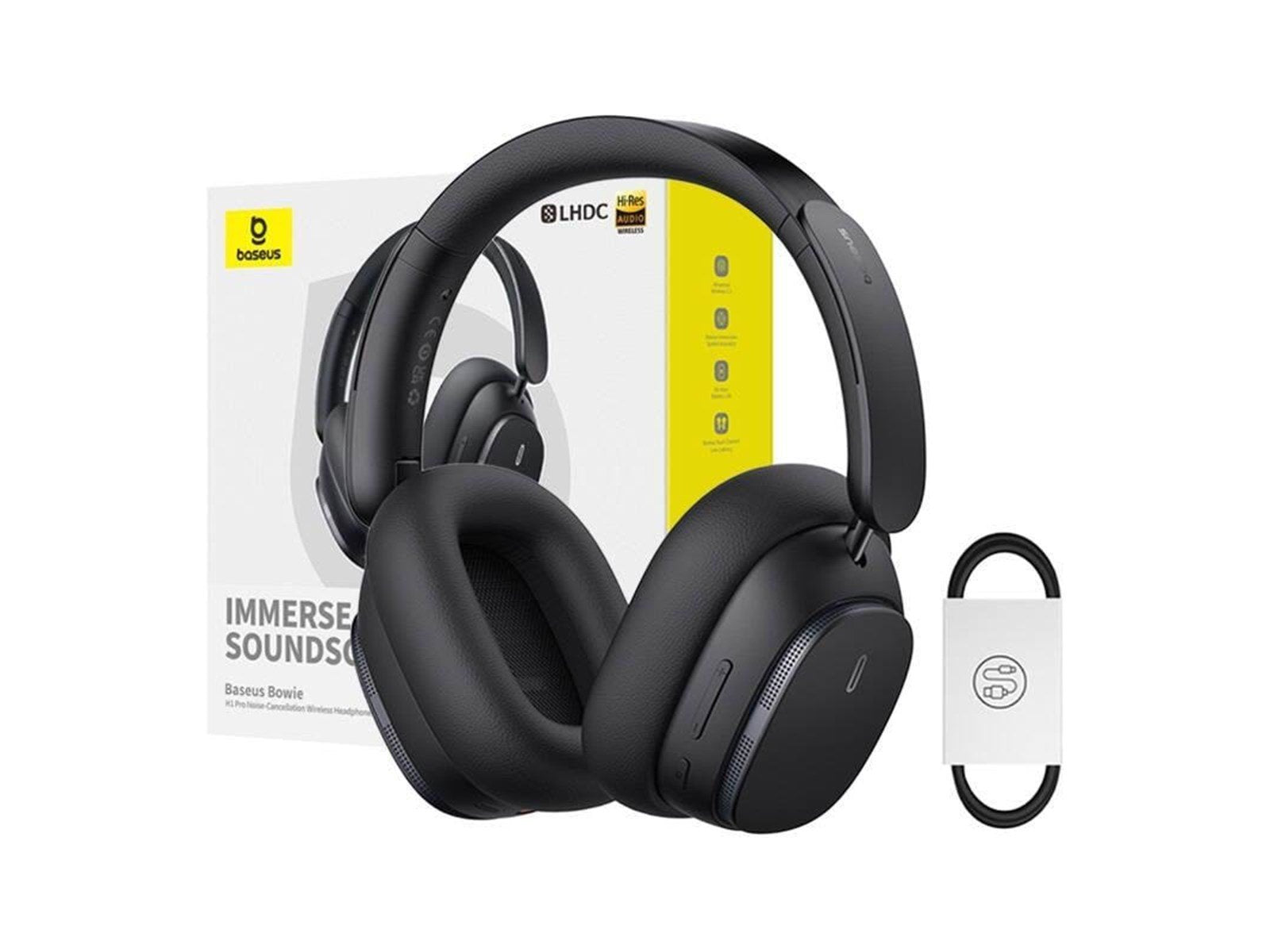 Baseus Bowie H1 Wireless Headphones Bluetooth 5.2 (black)