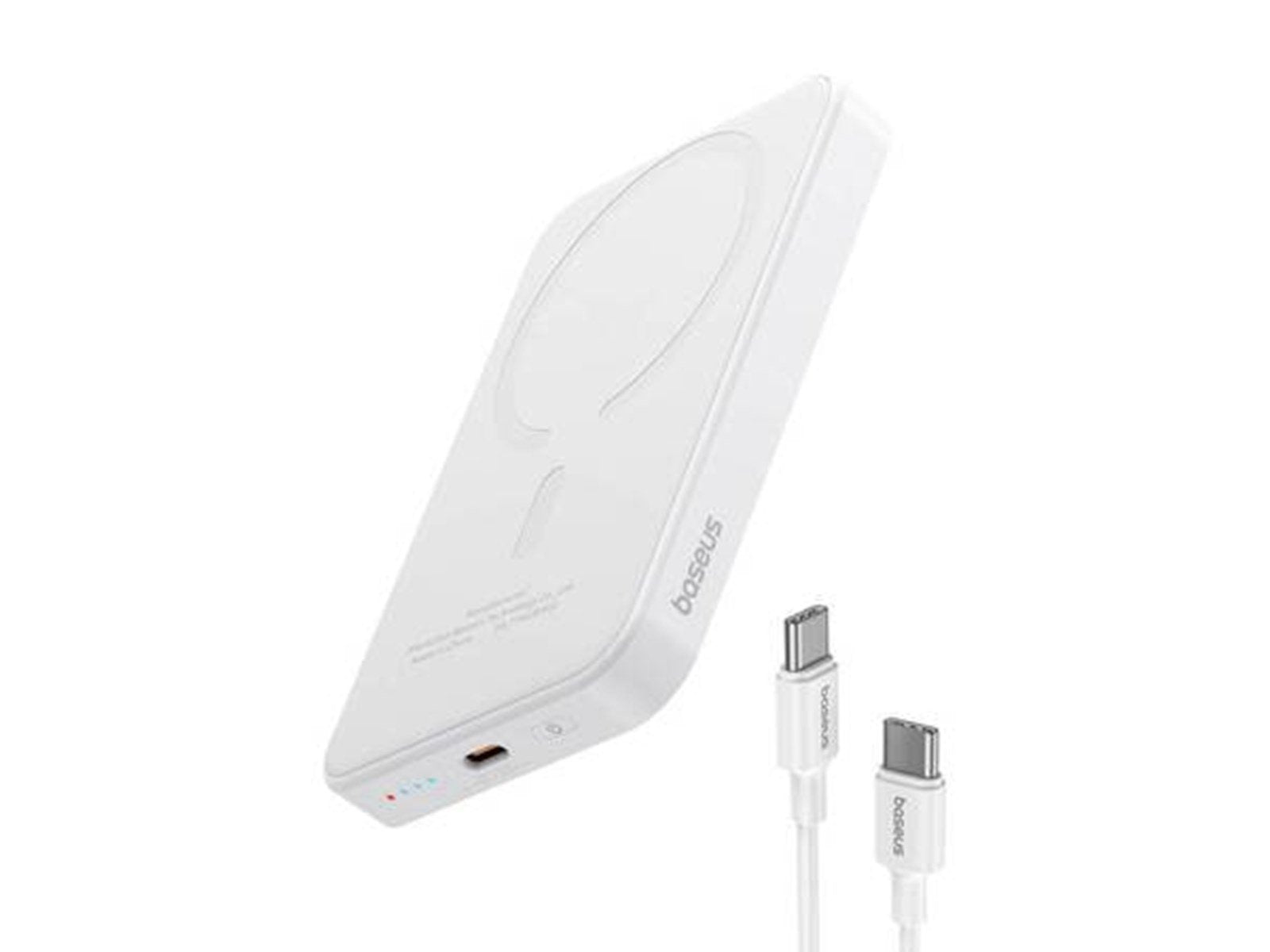 Baseus Magnetic Mini Powerbank 5000mAh 20W (White) Powerbank (Akku) - Weiß - 5000 mAh