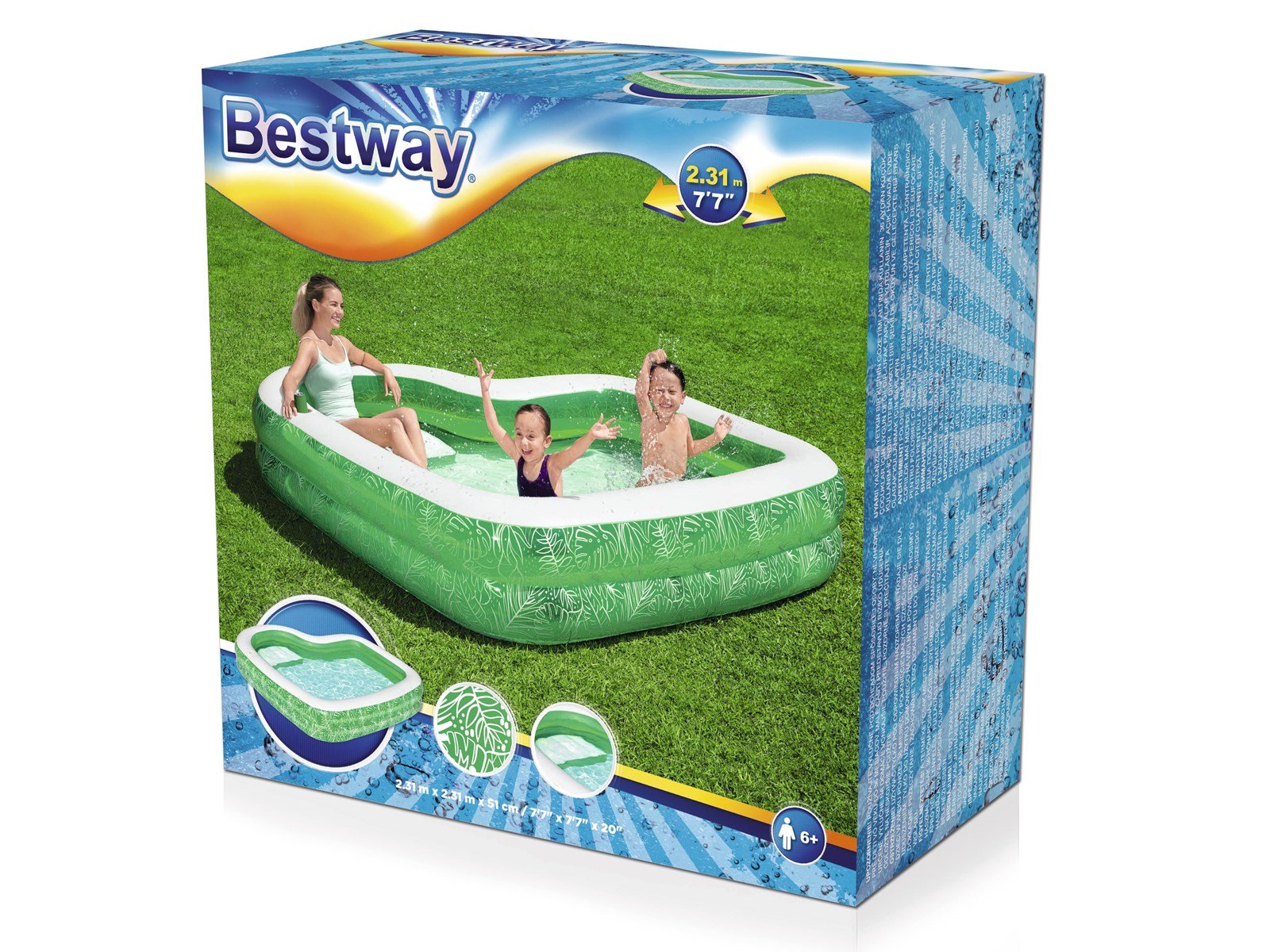 Bestway - Tropical Paradise Family Pool (282 L)