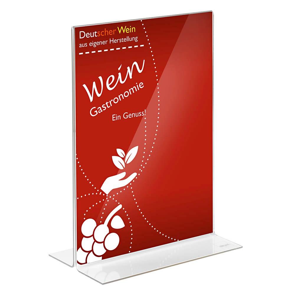 sigel gerade Tischaufsteller DIN A5