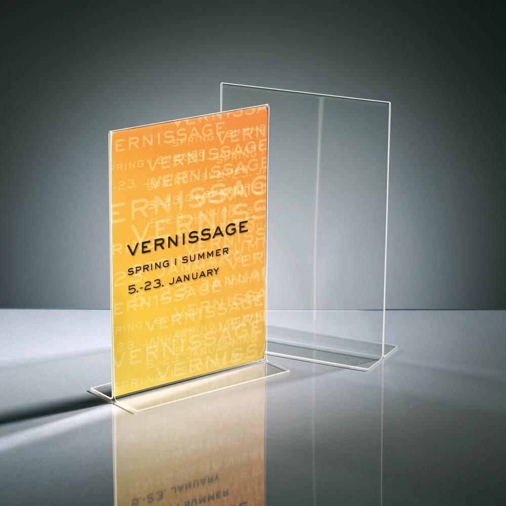 sigel Acryl Tischaufsteller gerade - DIN A4