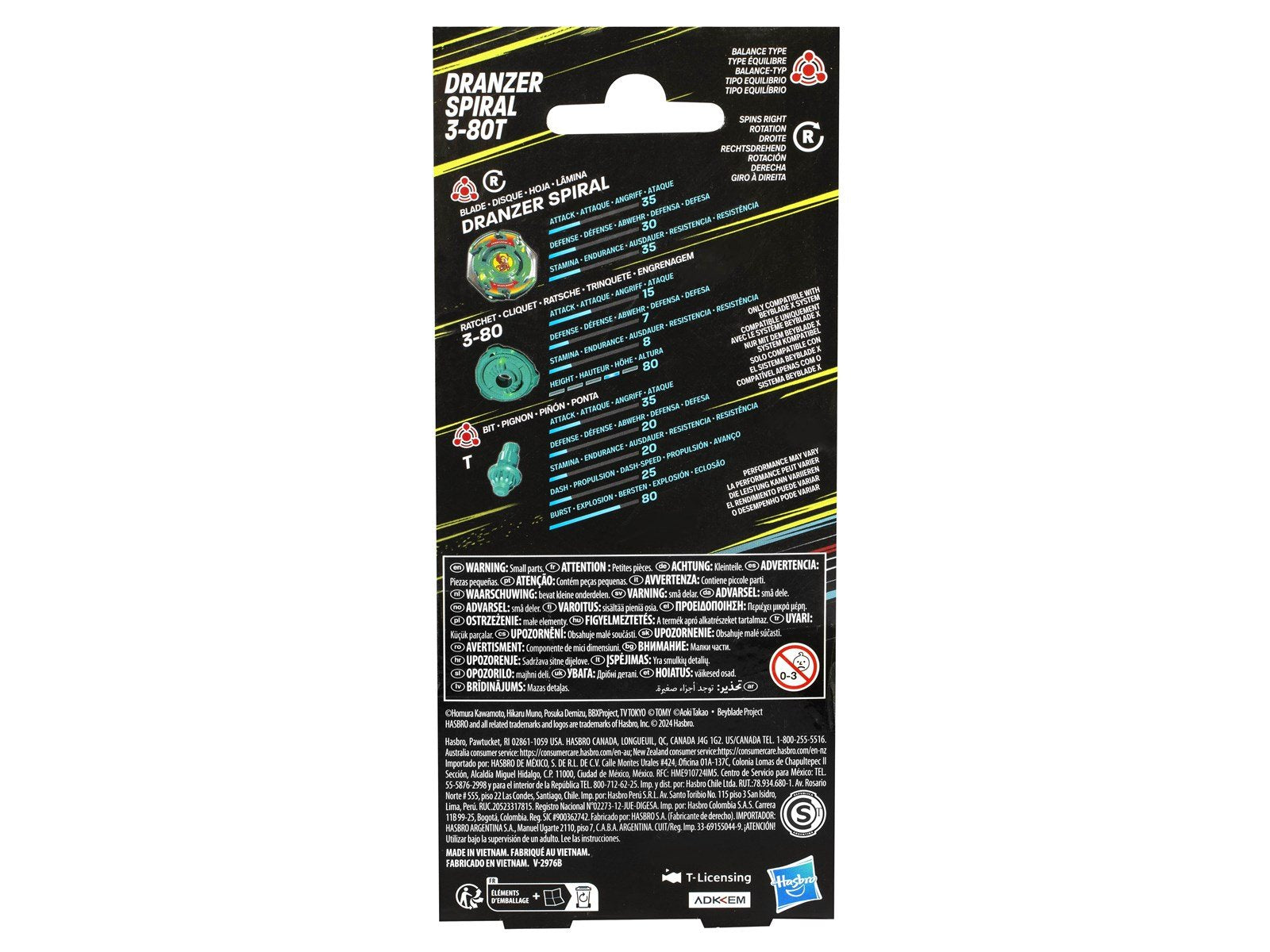 Beyblade X Dranzer Spiral 3-80T X-Over Set Anniversary Edition