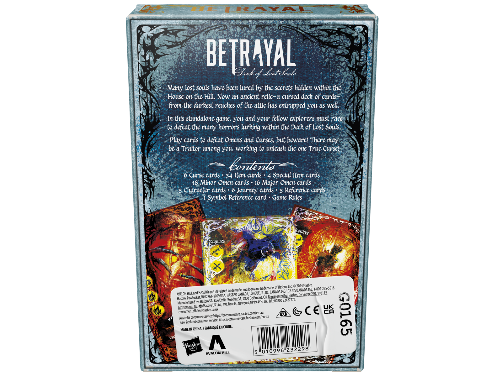 Avalon Hill Betrayal Deck of Lost Souls Card Game - Tarot-Inspired Secret Roles Game (English)