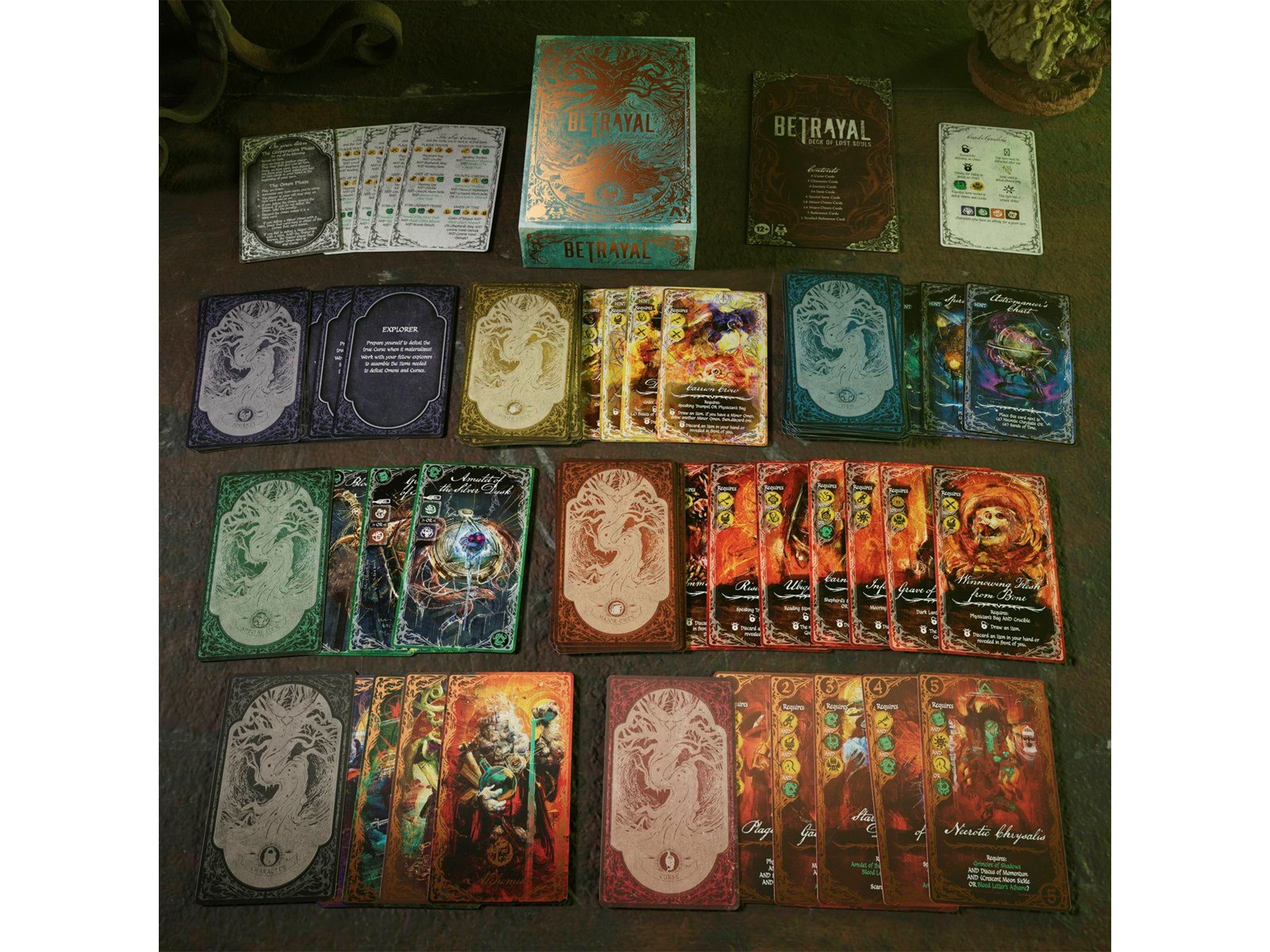 Avalon Hill Betrayal Deck of Lost Souls Card Game - Tarot-Inspired Secret Roles Game (English)