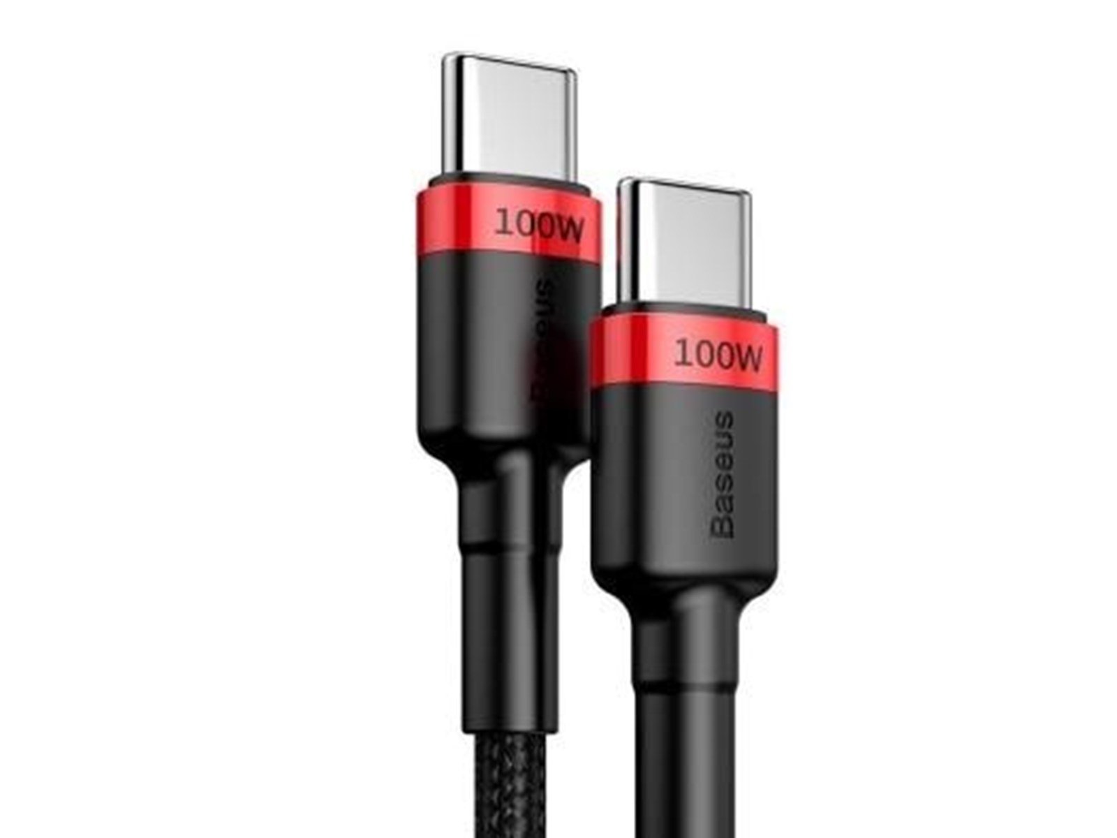 Baseus USB-C - USB-C PD QC cable 100W 5A 480Mb/s 2m - black and red