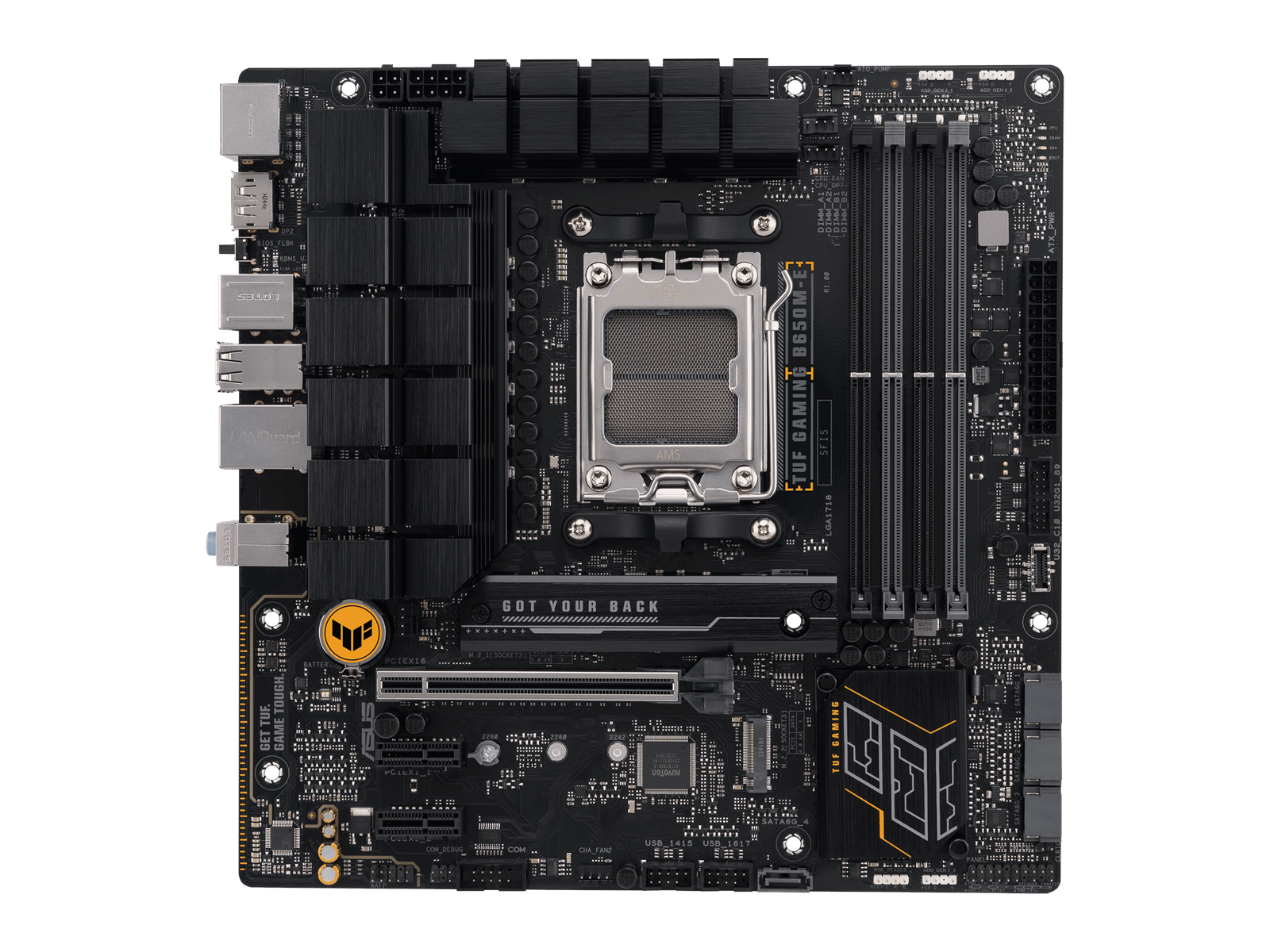 ASUS TUF GAMING B650M-E Mainboard - AMD B650 - AMD AM5 socket - DDR5 RAM - Micro-ATX