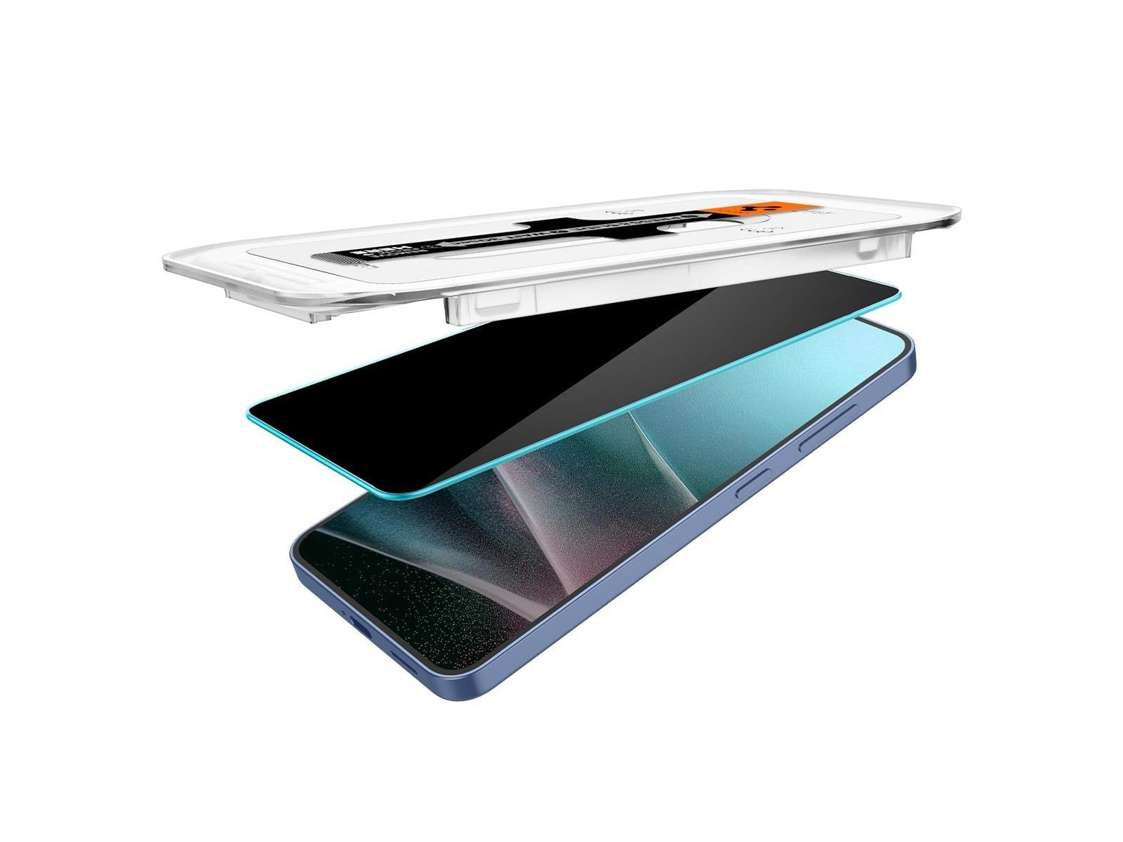 Spigen Glass tR EZ Fit HD (Privacy) 2 Pack - Samsung Galaxy S25/S24