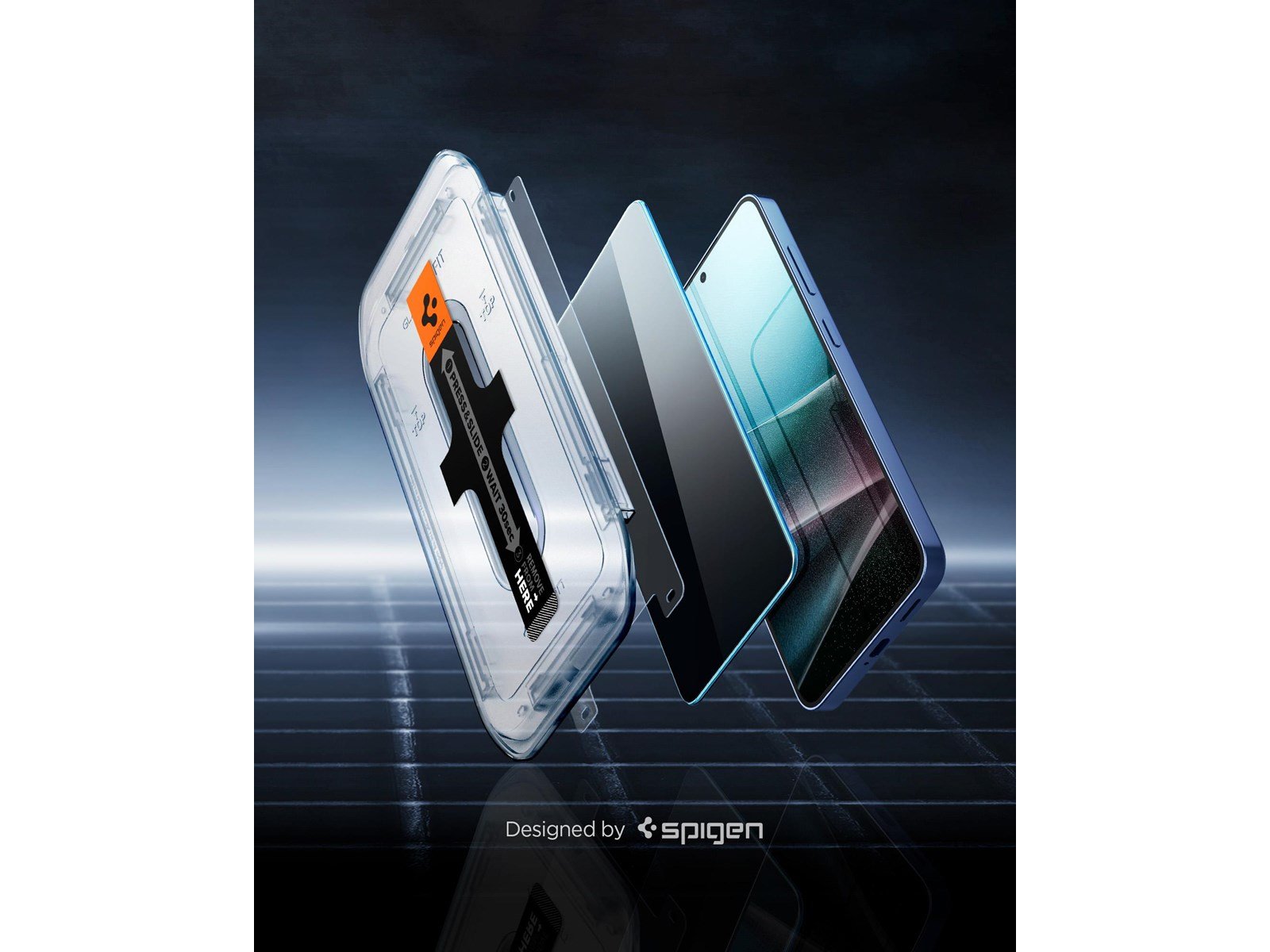 Spigen Glass tR EZ Fit HD (Privacy) 2 Pack - Samsung Galaxy S25/S24