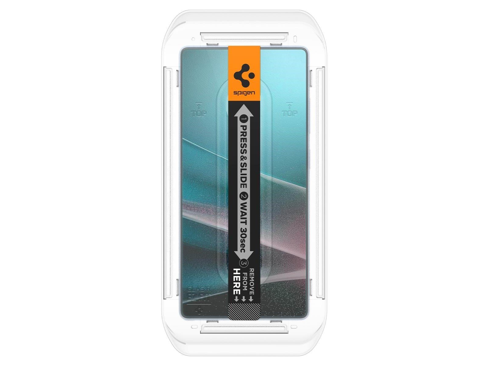 Spigen Glass tR EZ Fit HD 2 Pack - transparency - Samsung Galaxy S25 Ultra
