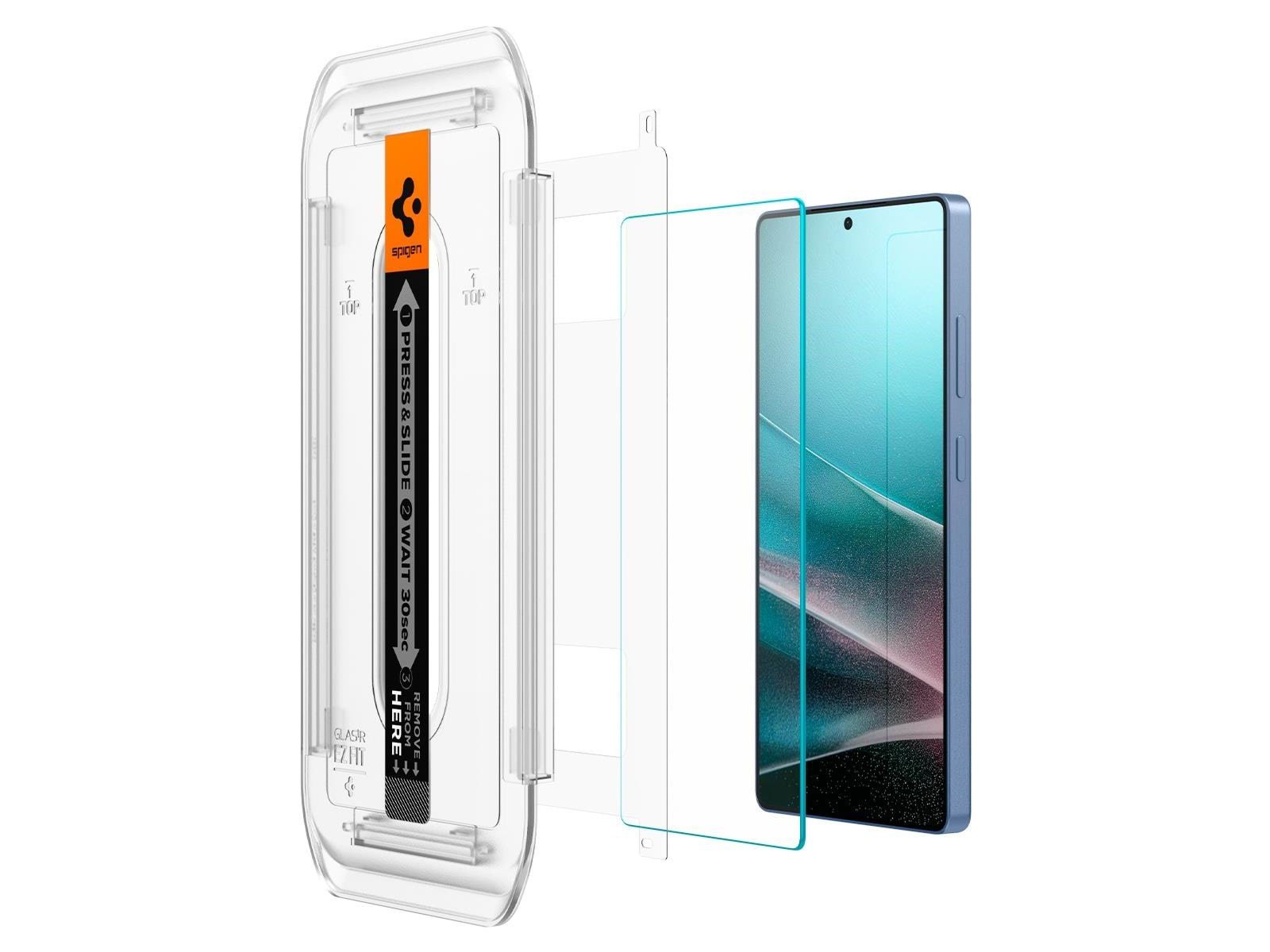Spigen Glass tR EZ Fit HD 2 Pack - transparency - Samsung Galaxy S25 Ultra