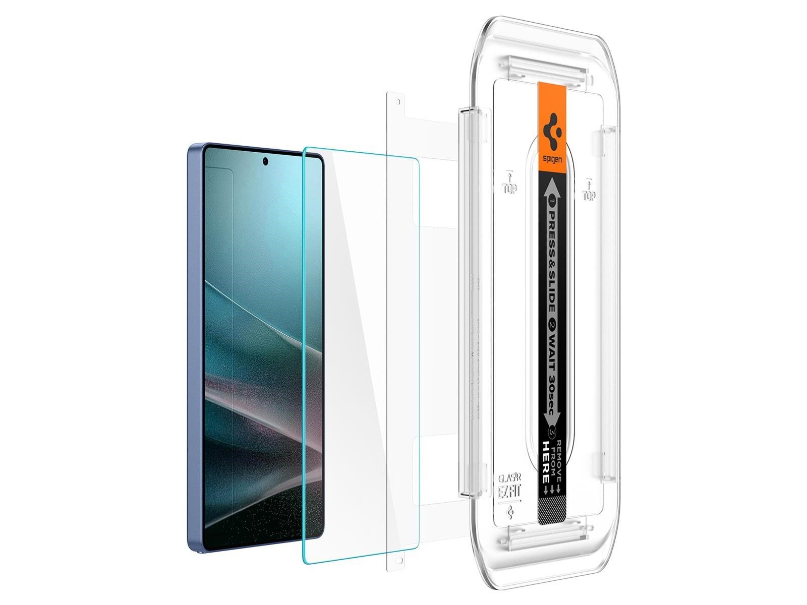 Spigen Glass tR EZ Fit HD 2 Pack - transparency - Samsung Galaxy S25 Ultra