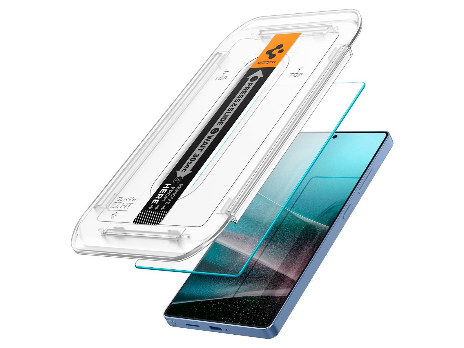 Spigen Glass tR EZ Fit HD 2 Pack - transparency - Samsung Galaxy S25 Ultra