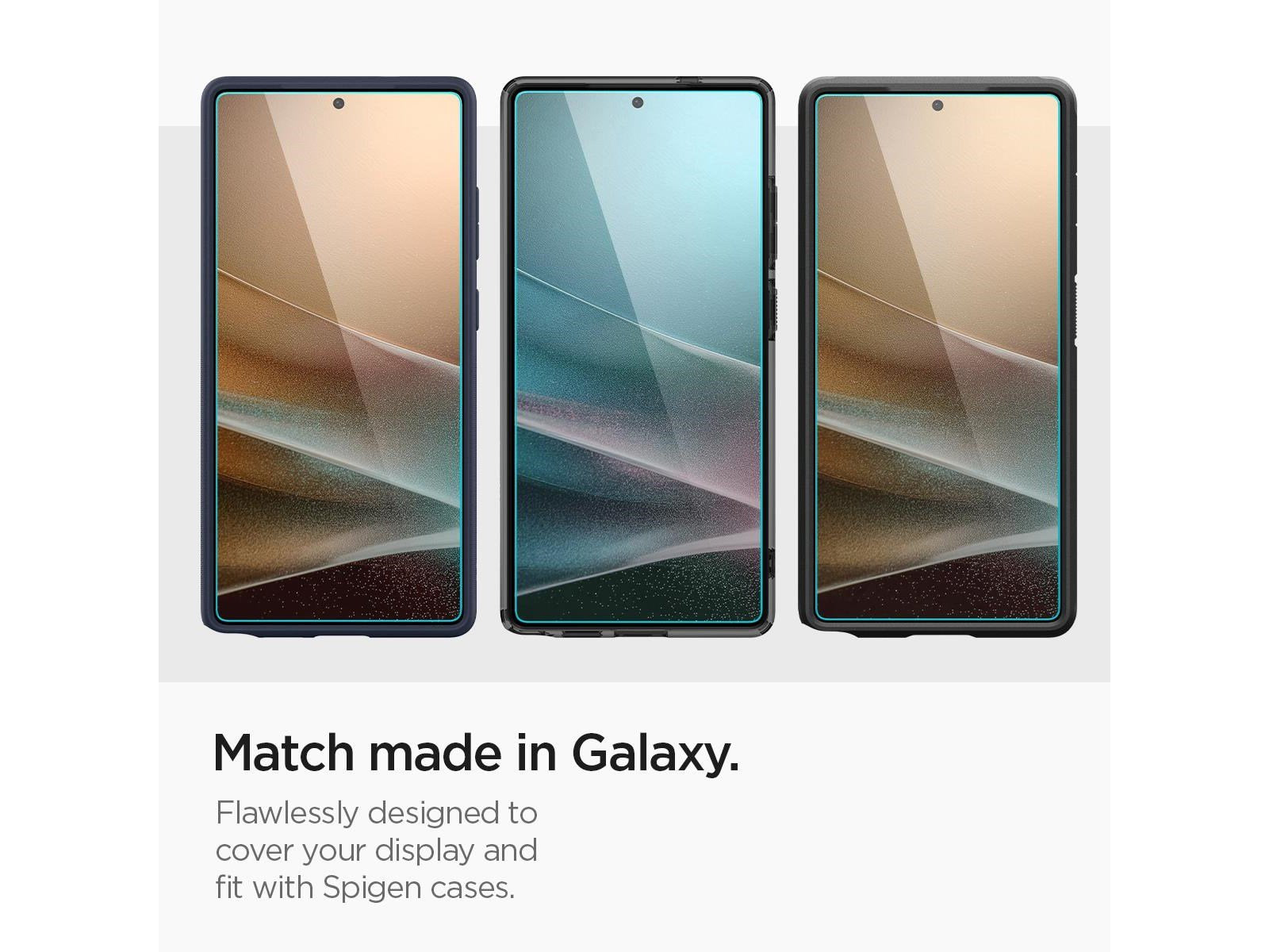 Spigen Glass tR EZ Fit HD 2 Pack - transparency - Samsung Galaxy S25 Ultra