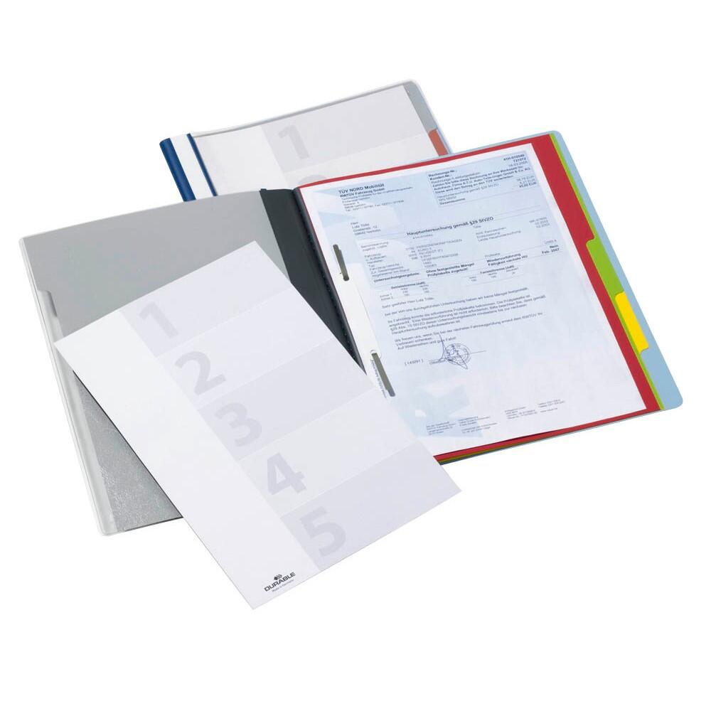 DURABLE DIVISOFLEX Organisationshefter DIN A4 - blau