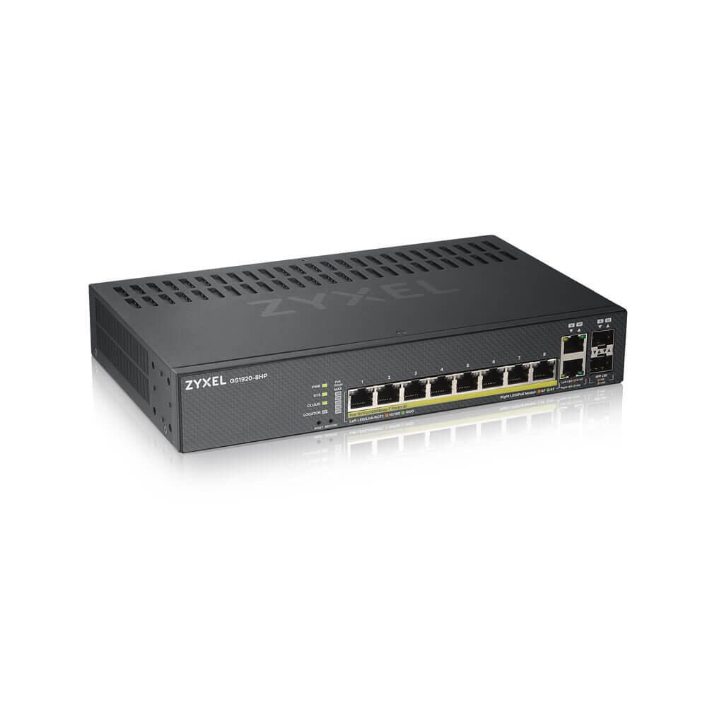 Zyxel Switch 8-Port Gigabit 8-Port Ethernet, 2-Port Combo Smart Managed 0dBA