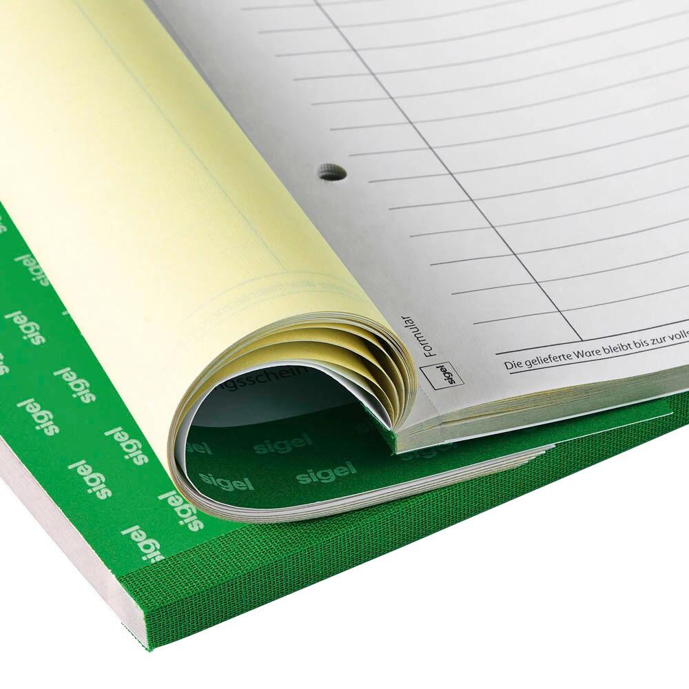 SIGEL Bautagebuch Formularbuch DIN A4 SD063 - 3 x 40 Blatt