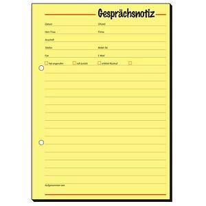 sigel Gesprächsnotizblock GE513 DIN A5 - 50 Blatt