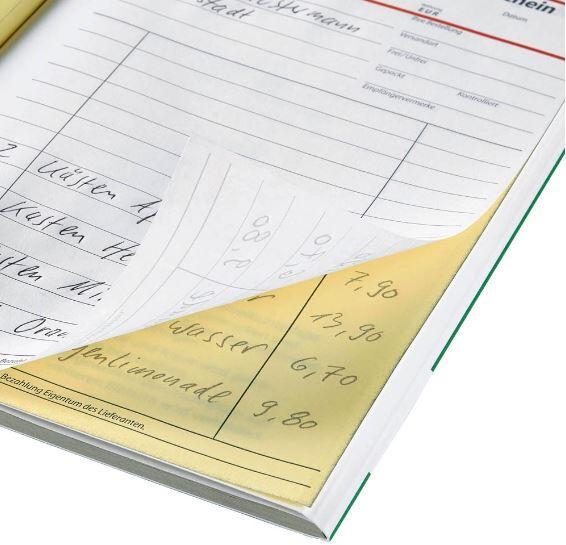 sigel Quittung SD022 MwSt. separat ausgewiesen