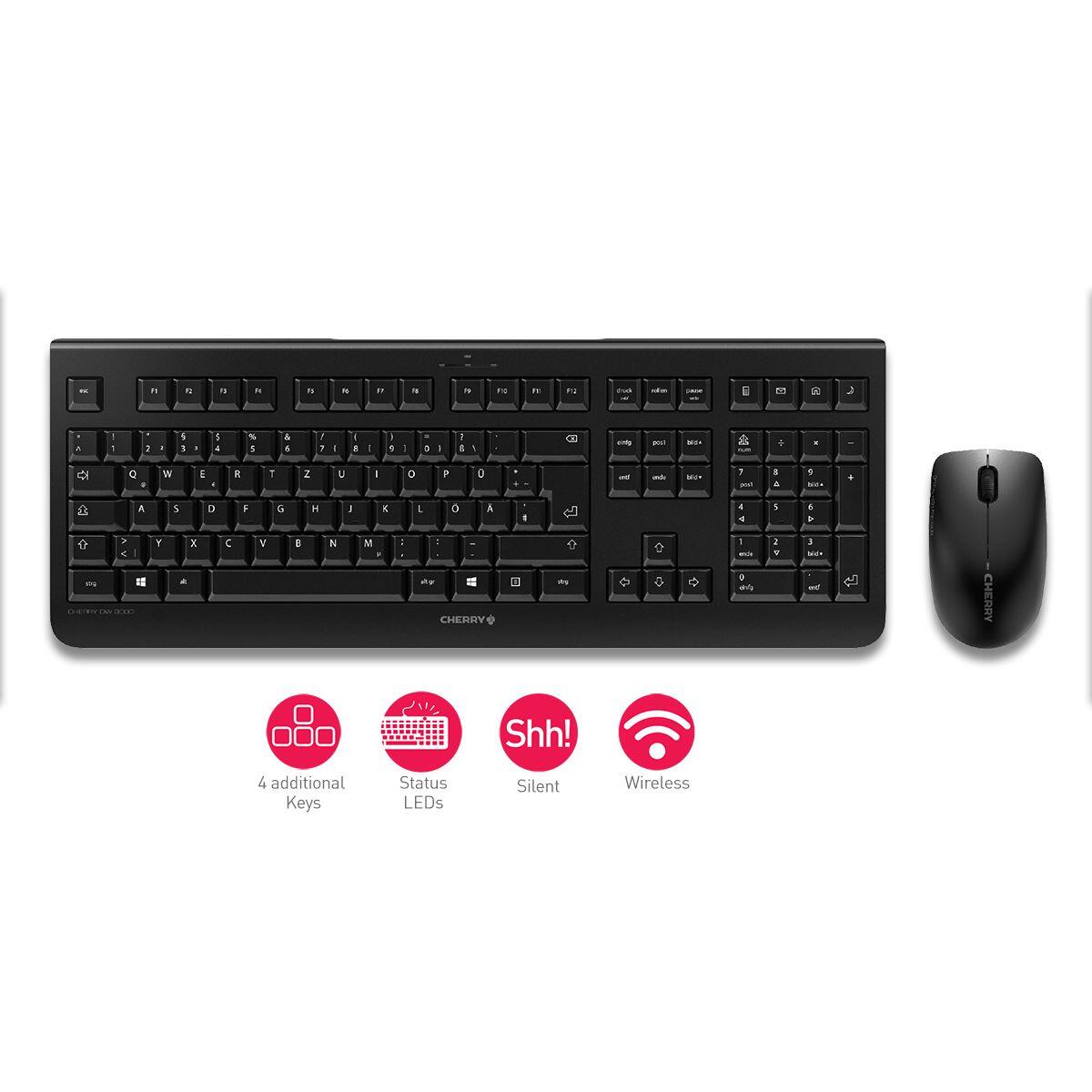 CHERRY DW 3000 Wireless Desktop-Set