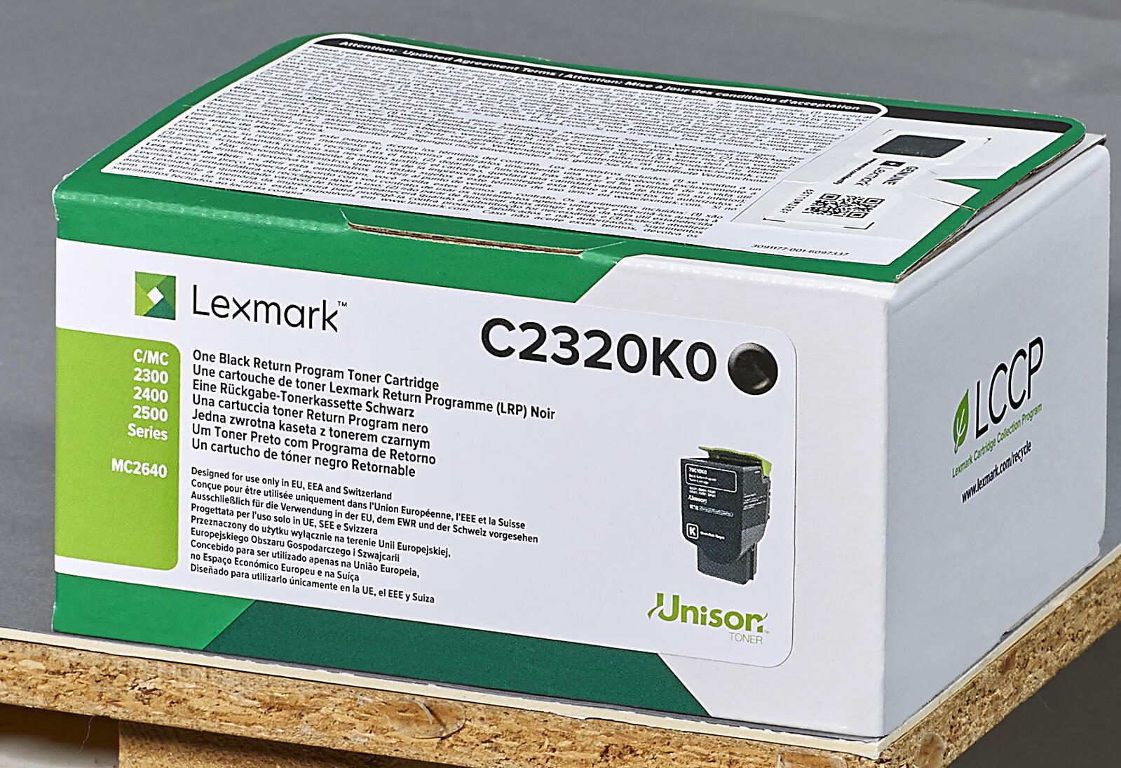 Lexmark Original Toner - schwarz (C2320K0) für C2325dw, C2425dw, C2535dw, MC2325adw, MC2425adw, MC2535adwe