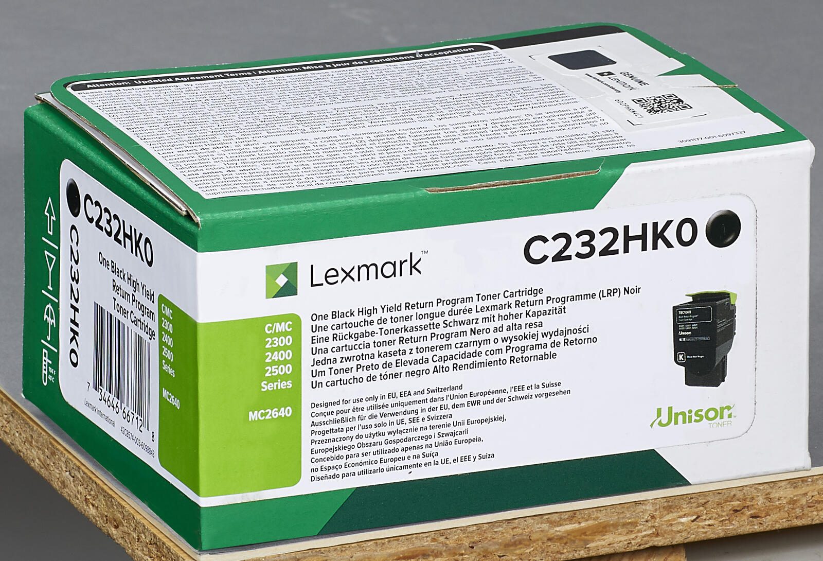 Lexmark Original Toner - schwarz (C232HK0) für C2325dw, C2425dw, C2535dw, MC2325adw, MC2425adw, MC2535adwe