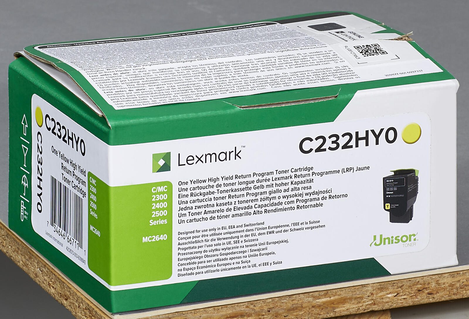 Lexmark Original Toner - gelb (C232HY0) für C2325dw, C2425dw, C2535dw, MC2325adw, C2425dw, MC2535adwe