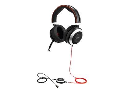 Jabra Evolve 80 MS Stereo Headset Over-Ear