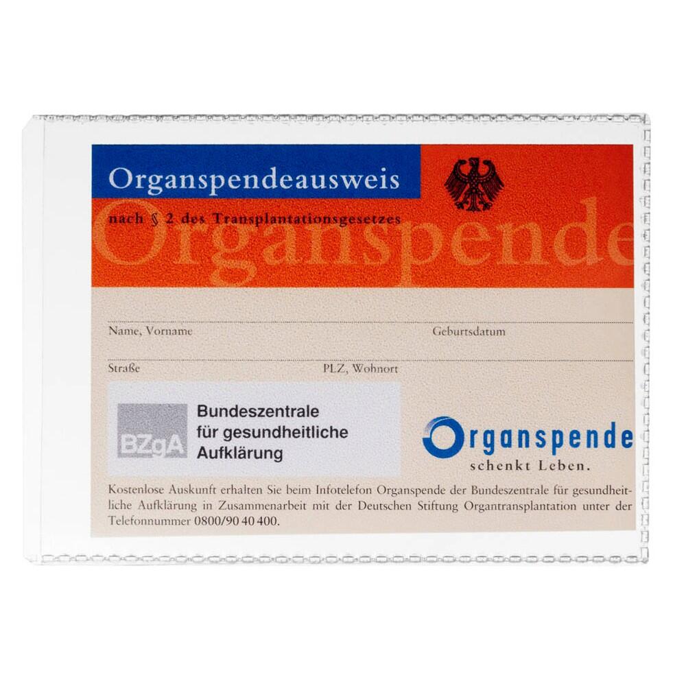 DURABLE Dokumentenhüllen transparent 10,5 x 7,4 cm - 10 Stück
