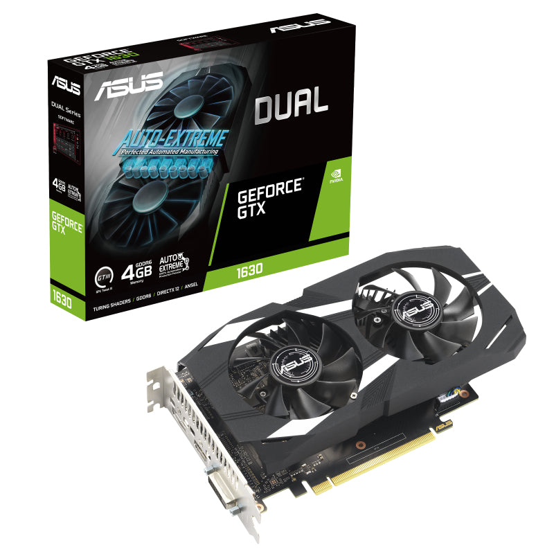 ASUS DUAL-GTX1630-4G 4GB GDDR6 HDMI DP