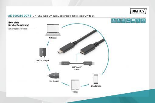 DIGITUS USB-Verlängerungskabel 0,7m
