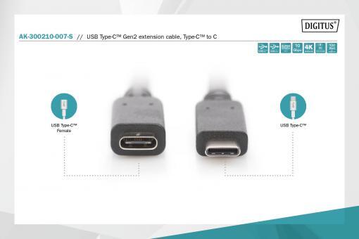 DIGITUS USB-Verlängerungskabel 0,7m