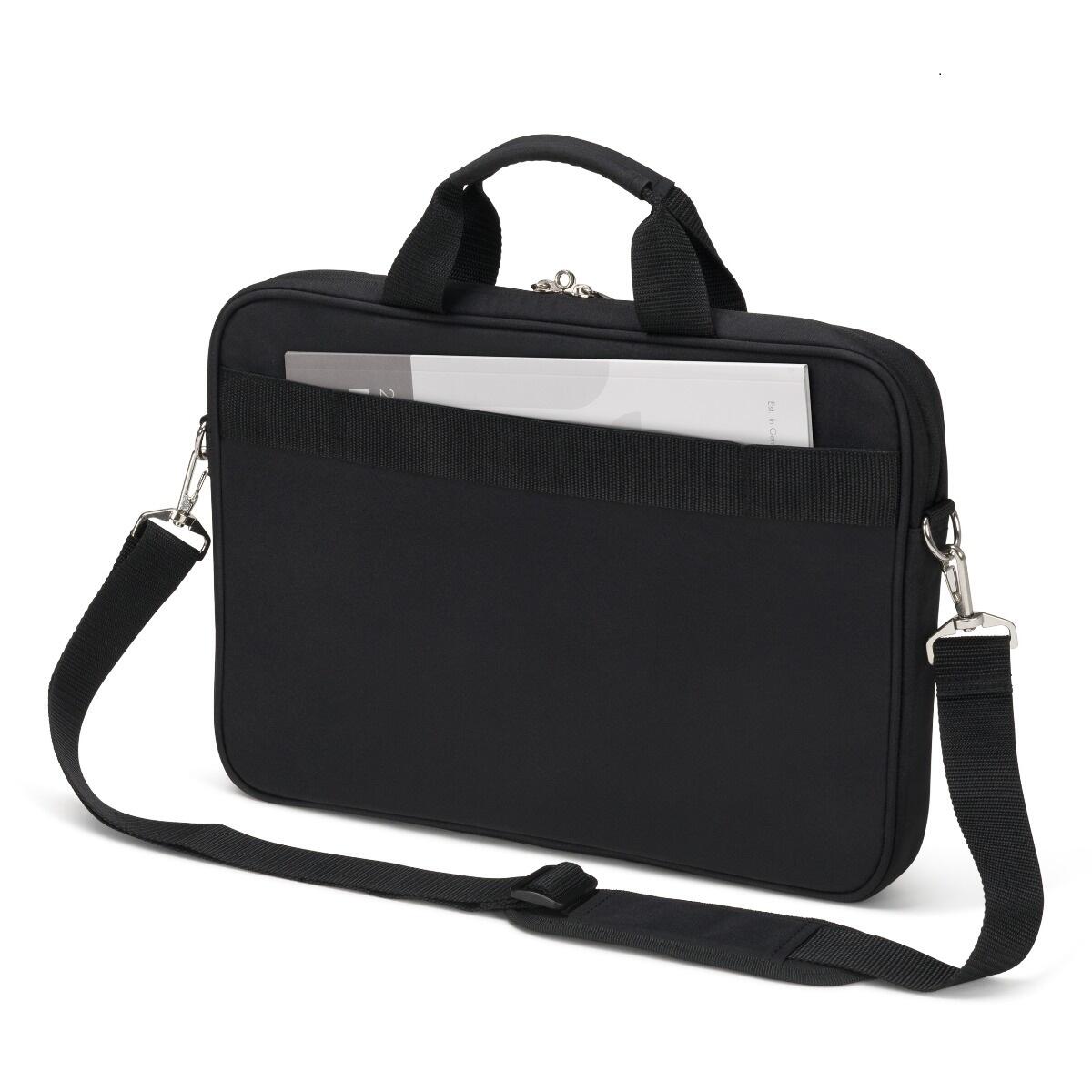 DICOTA Top Traveller Wireless Mouse Kit 39,6 cm (15.6') Notebook-Tasche inkl. optische Funkmaus, schwarz